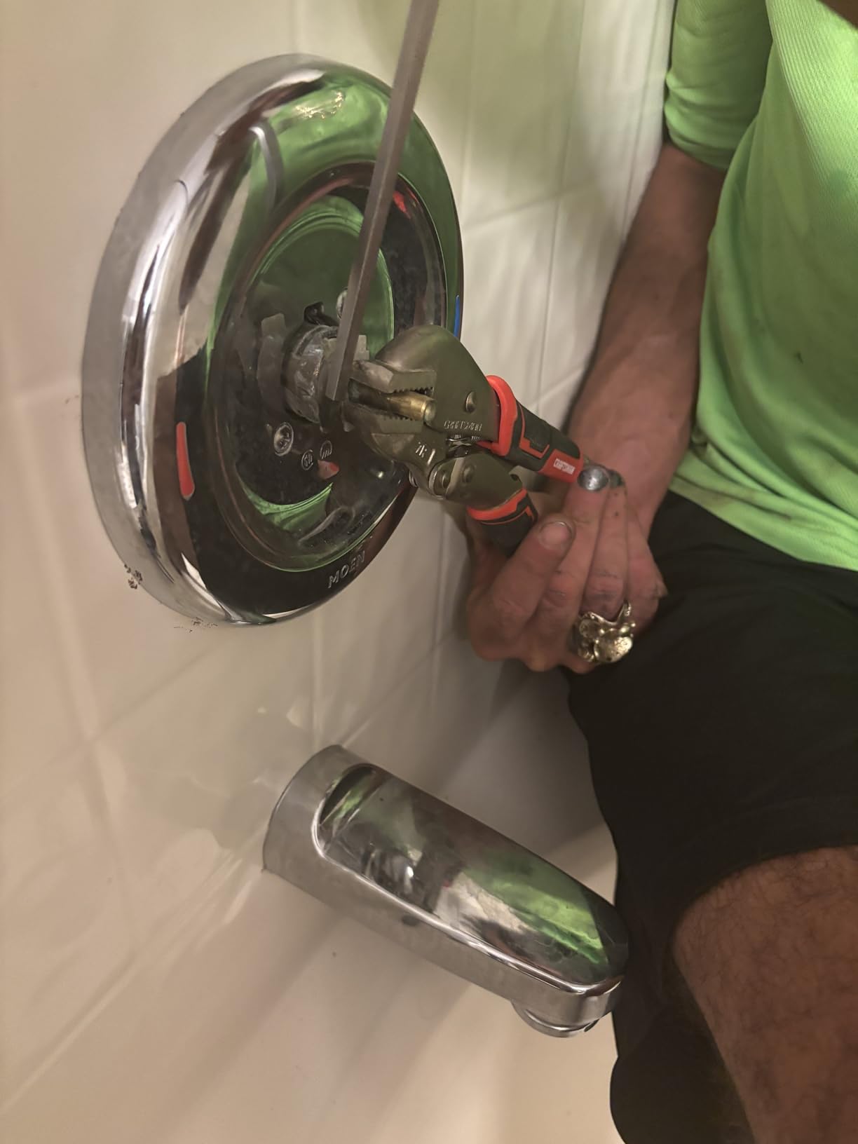 Moen 1222 One-Handle Posi-Temp Faucet Cartridge Replacement for Moen Tub Shower and Shower Only Configurations, Brass and Plastic Customer Review Moen 1222 One-Handle Posi-Temp Faucet Cartridge Replacement for Moen Tub Shower and Shower Only Configurations, Brass and Plastic - Customer Photo 1