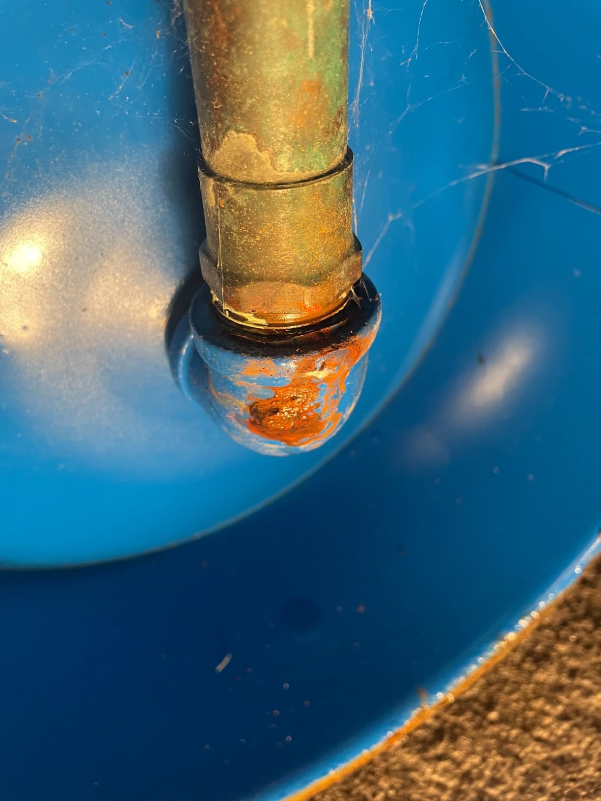 Water Worker 25005 32Gal Vertical Well Tank, 32-Gallon, Blue Customer Review Water Worker 25005 32Gal Vertical Well Tank, 32-Gallon, Blue - Customer Photo 1