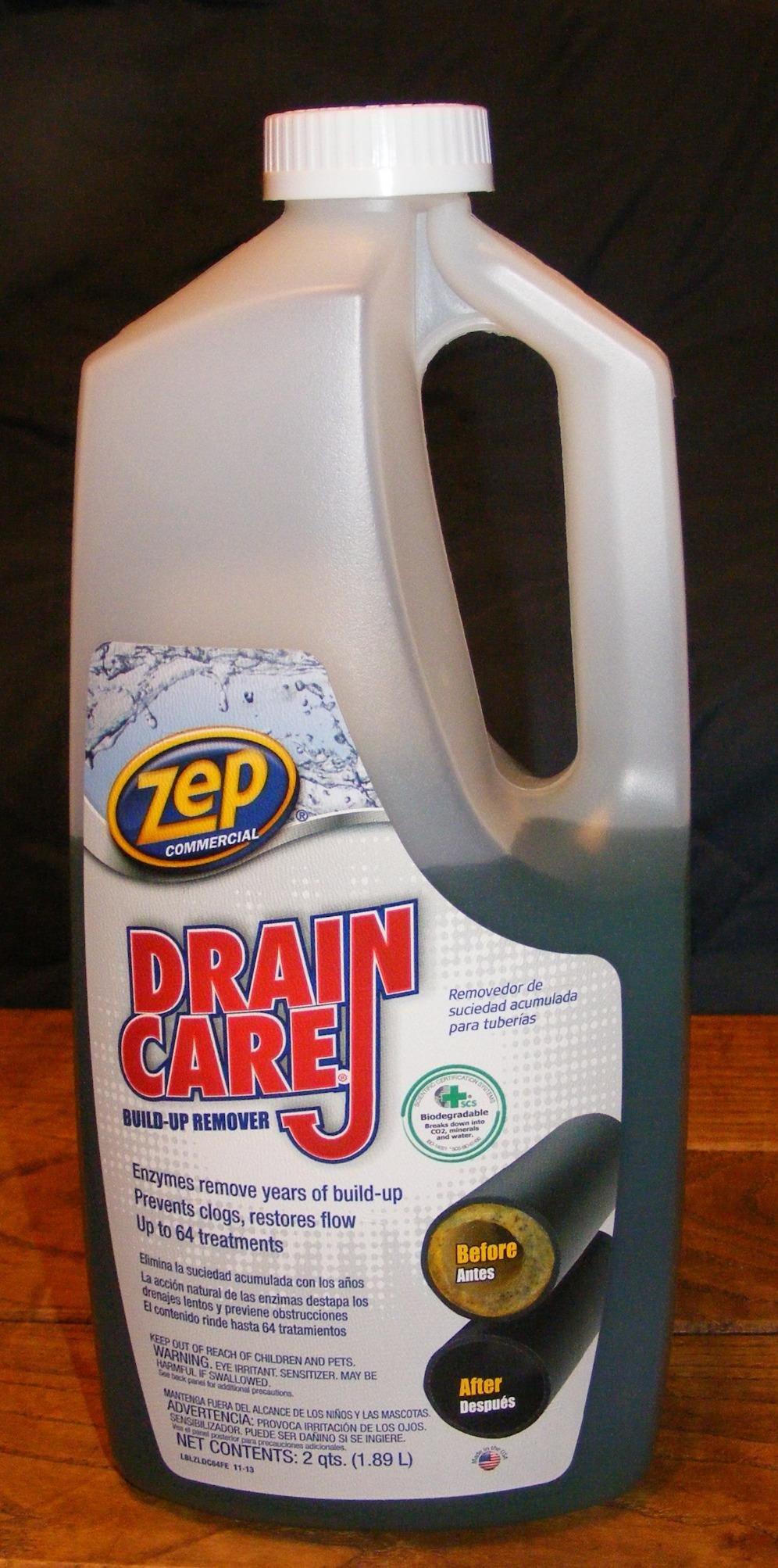 Zep Drain Defense Pipe Build-Up Remover - 64 Ounces - ZLDC648 - Professional Strength Liquid Pipe Build Up Remover, GREEN Customer Review Zep Drain Defense Pipe Build-Up Remover - 64 Ounces - ZLDC648 - Professional Strength Liquid Pipe Build Up Remover, GREEN - Customer Photo 1