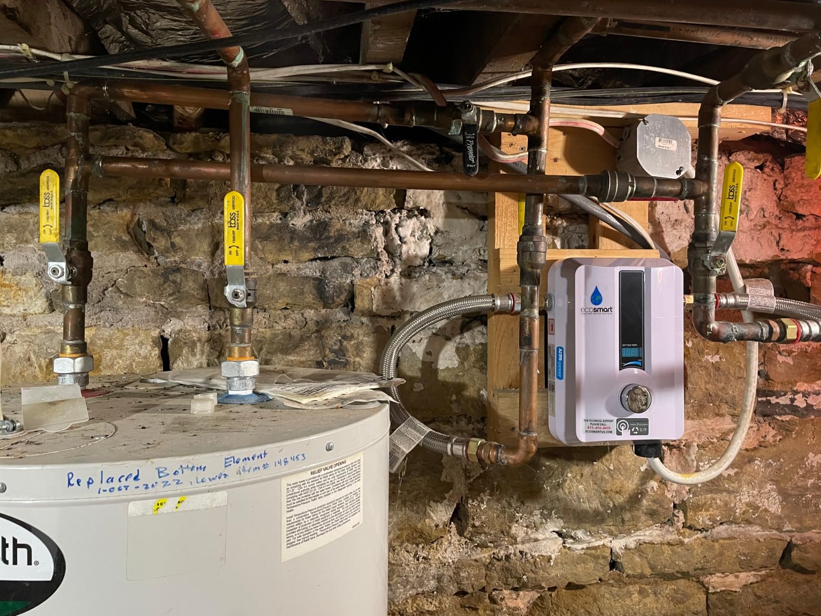 EcoSmart ECO 11 Electric Tankless Water Heater, 13KW at 240 Volts with Patented Self Modulating Technology Customer Review EcoSmart ECO 11 Electric Tankless Water Heater, 13KW at 240 Volts with Patented Self Modulating Technology - Customer Photo 1