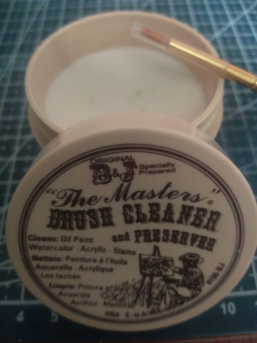 The Masters Brush Cleaner & Preserver, 1 oz Customer Review The Masters Brush Cleaner & Preserver, 1 oz - Customer Photo 1