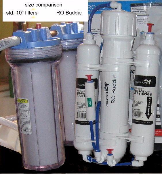 Aquatic Life RO Buddie 4-Stage Reverse Osmosis Deionization Water Filter System RO/DI Filtration Units for Aquarium, 50 GPD Customer Review Aquatic Life RO Buddie 4-Stage Reverse Osmosis Deionization Water Filter System RO/DI Filtration Units for Aquarium, 50 GPD - Customer Photo 2