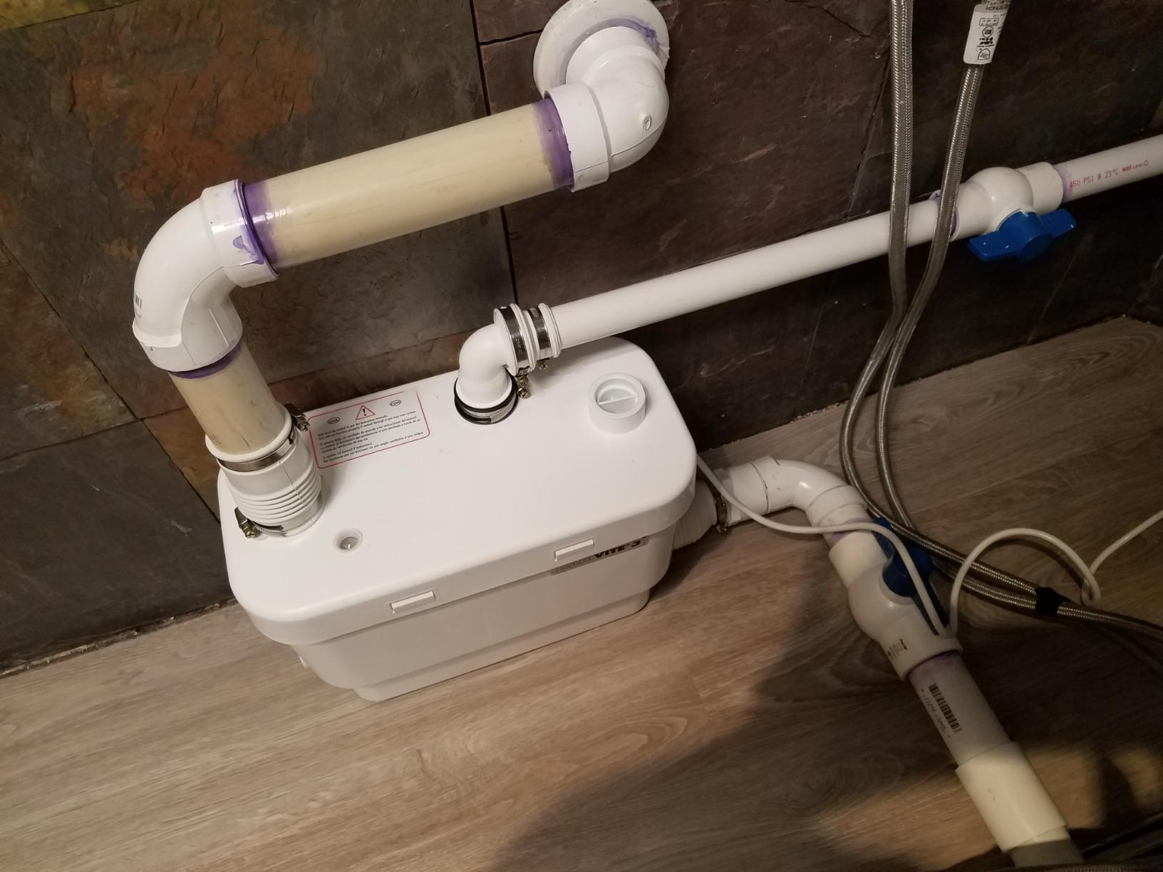 SANIFLO Sanishower Drain Pump - Residential Customer Review SANIFLO Sanishower Drain Pump - Residential - Customer Photo 1