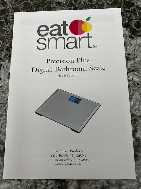 EatSmart Precision Plus Digital Bathroom Scale, 440 lb Capacity, Ultra-Wide Platform with Step-On Technology, Accurate Body Weight Scale, Grey Customer Review EatSmart Precision Plus Digital Bathroom Scale, 440 lb Capacity, Ultra-Wide Platform with Step-On Technology, Accurate Body Weight Scale, Grey - Customer Photo 1