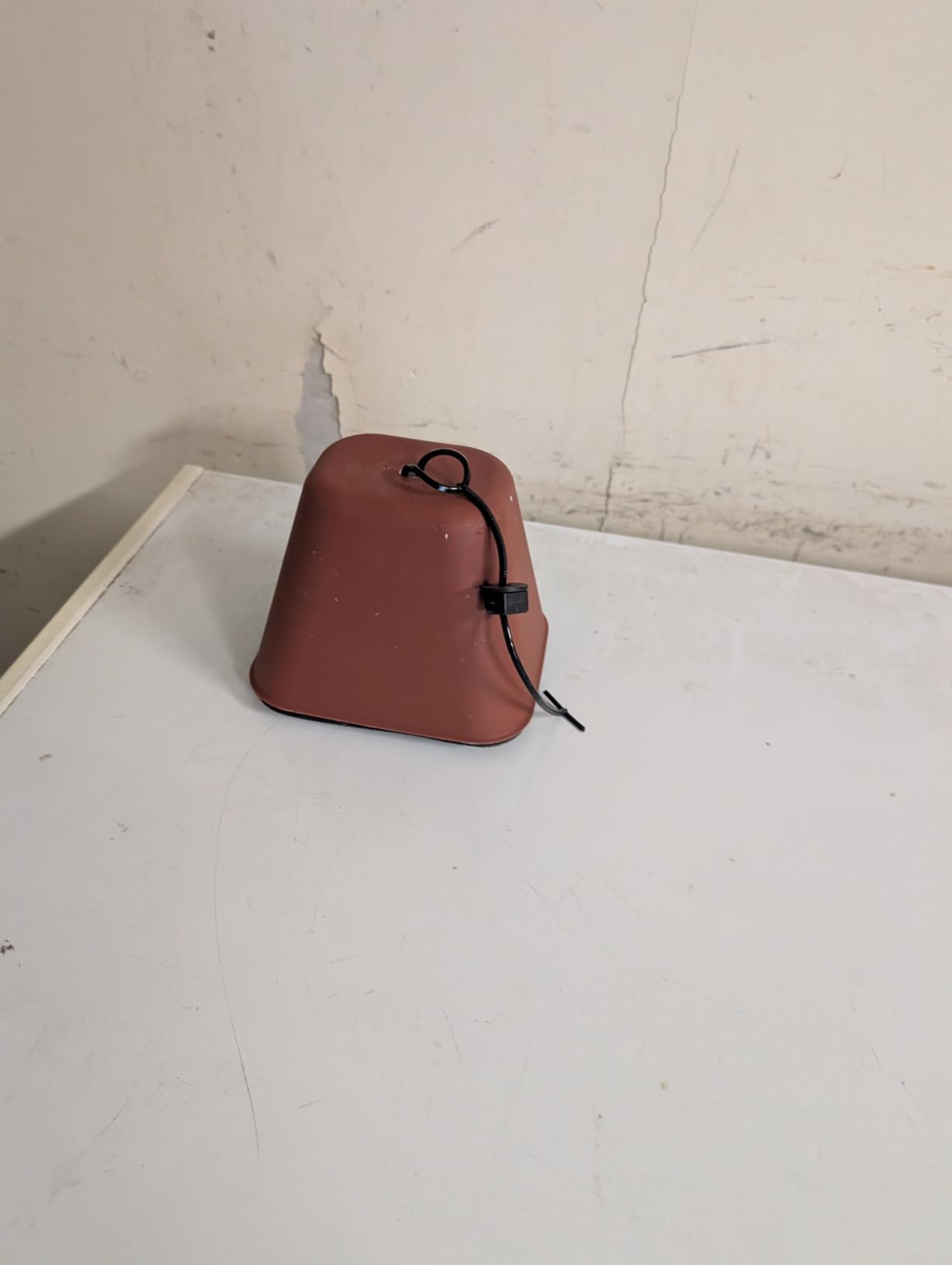 Thermwell Frost King FC2 Plastic Faucet Cover, Rectangular, Single, Dark Red - Customer Photo 1