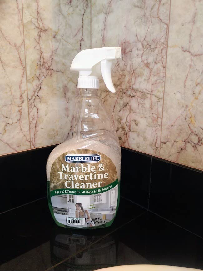 Marblelife InterCare Marble and Travertine, Natural Stone & Terrazzo Liquid Cleaner, Shower & Tile Surface Care, Floor, Walls & Countertop Cleaner and Degreaser, 32 oz - Customer Photo 2