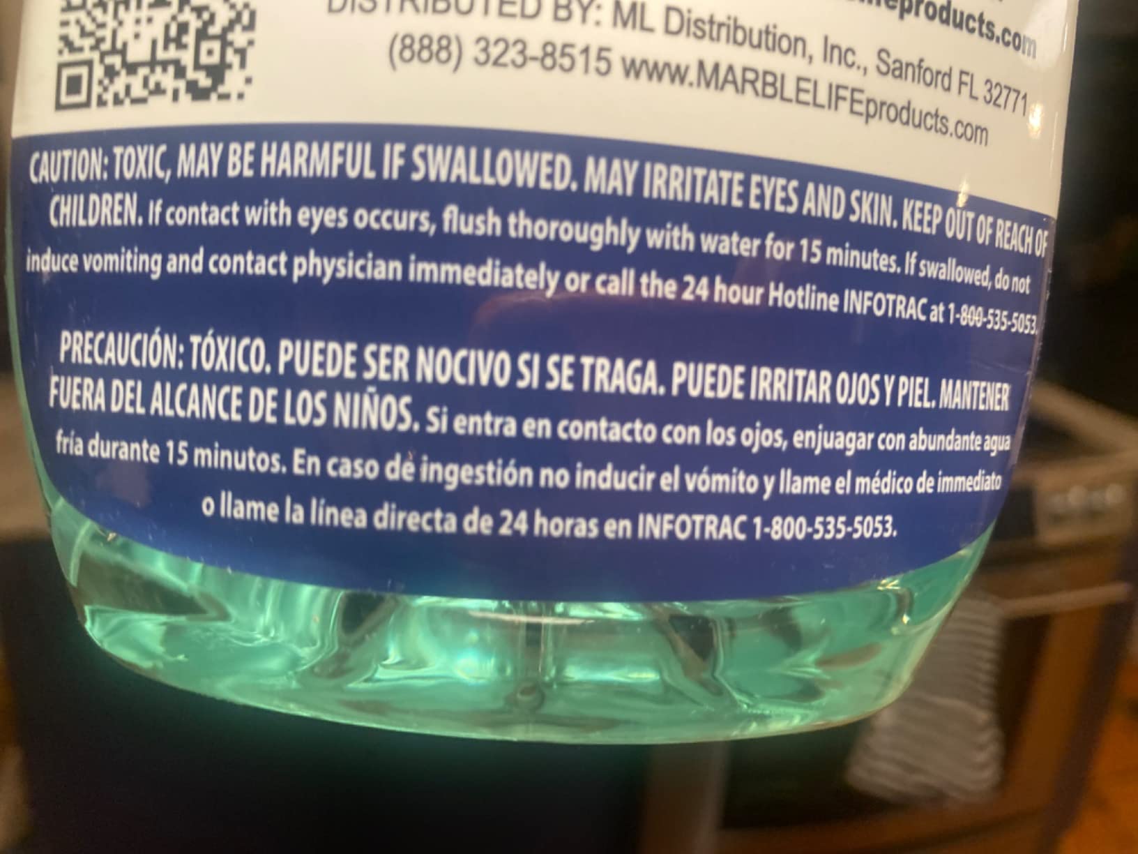 Marblelife InterCare Marble and Travertine, Natural Stone & Terrazzo Liquid Cleaner, Shower & Tile Surface Care, Floor, Walls & Countertop Cleaner and Degreaser, 32 oz - Customer Photo 4
