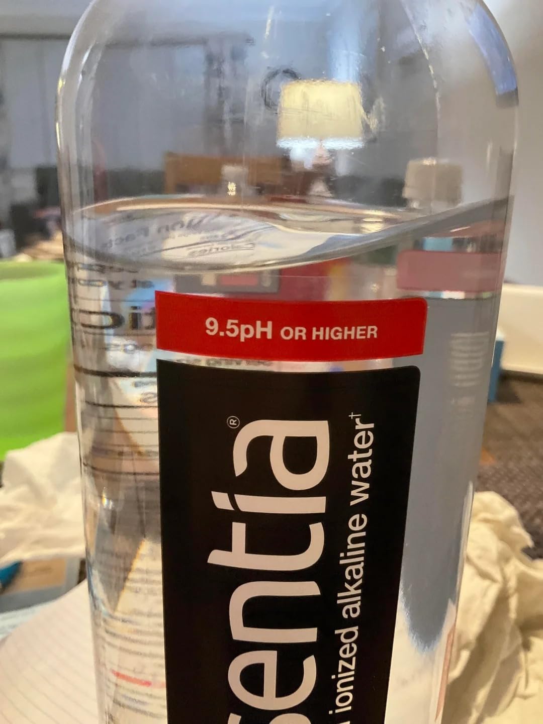 Essentia Water Bottled, Ionized Alkaline Water:99.9% Pure, Infused With Electrolytes, 9.5 pH Or Higher With A Clean, Smooth Taste, 1 Litre (Pack of 12) Customer Review Essentia Water Bottled, Ionized Alkaline Water:99.9% Pure, Infused With Electrolytes, 9.5 pH Or Higher With A Clean, Smooth Taste, 1 Litre (Pack of 12) - Customer Photo 2