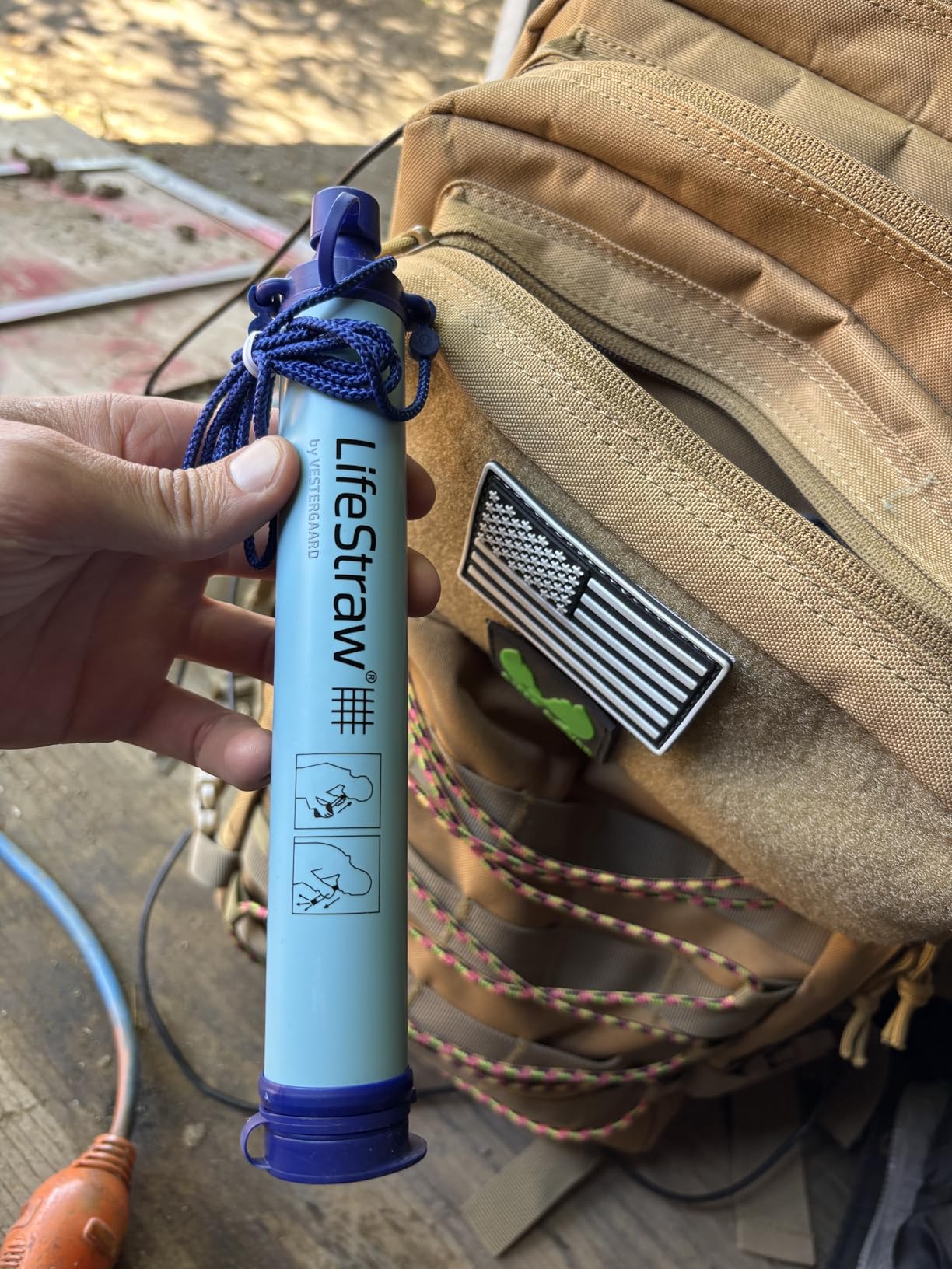 LifeStraw Personal Water Filter for Hiking, Camping, Travel, and Emergency Preparedness Customer Review LifeStraw Personal Water Filter for Hiking, Camping, Travel, and Emergency Preparedness - Customer Photo 2
