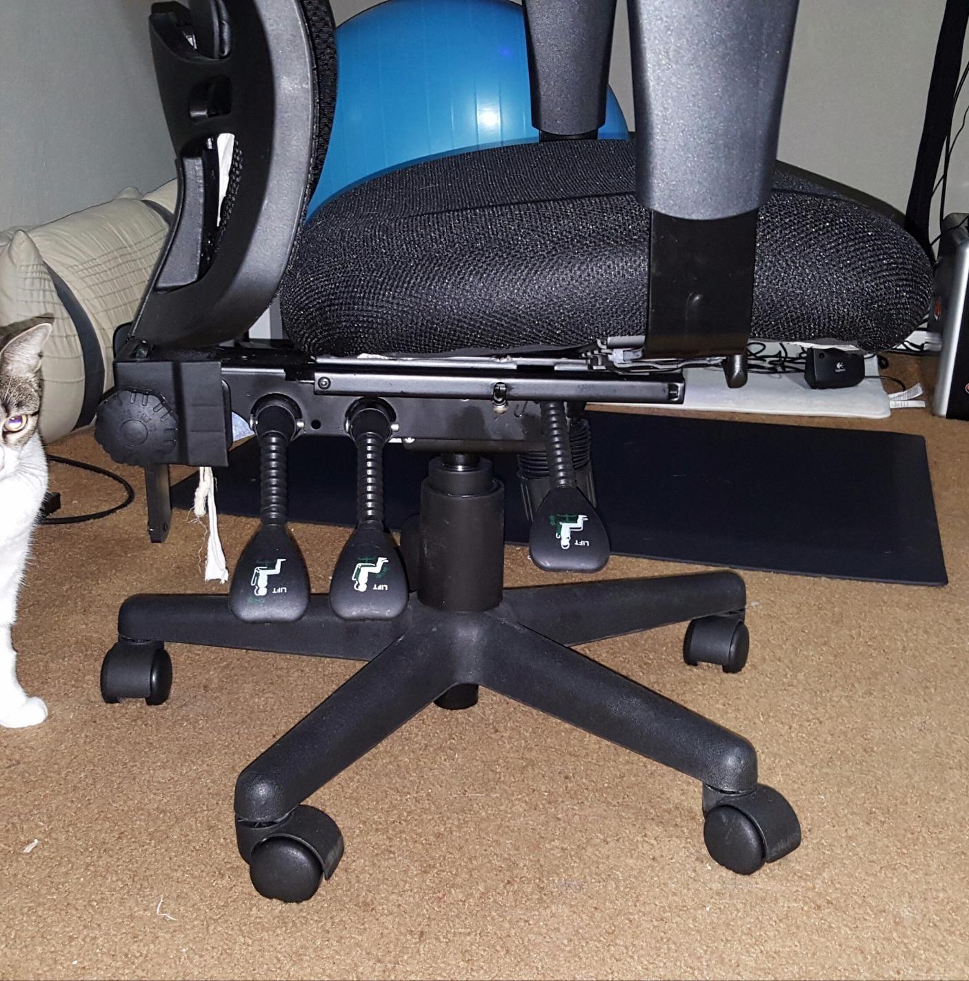 Alera Etros Series Petite Mid-Back Multifunction Mesh Chair, Black Customer Review Alera Etros Series Petite Mid-Back Multifunction Mesh Chair, Black - Customer Photo 2