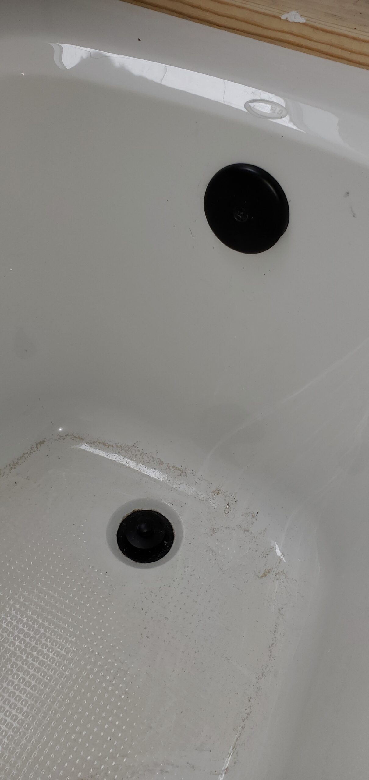 Westbrass Pull & Drain Sch. 40 PVC Bath Waste with One-Hole Top Elbow, Matte Black, D49721-62 Customer Review Westbrass Pull & Drain Sch. 40 PVC Bath Waste with One-Hole Top Elbow, Matte Black, D49721-62 - Customer Photo 2