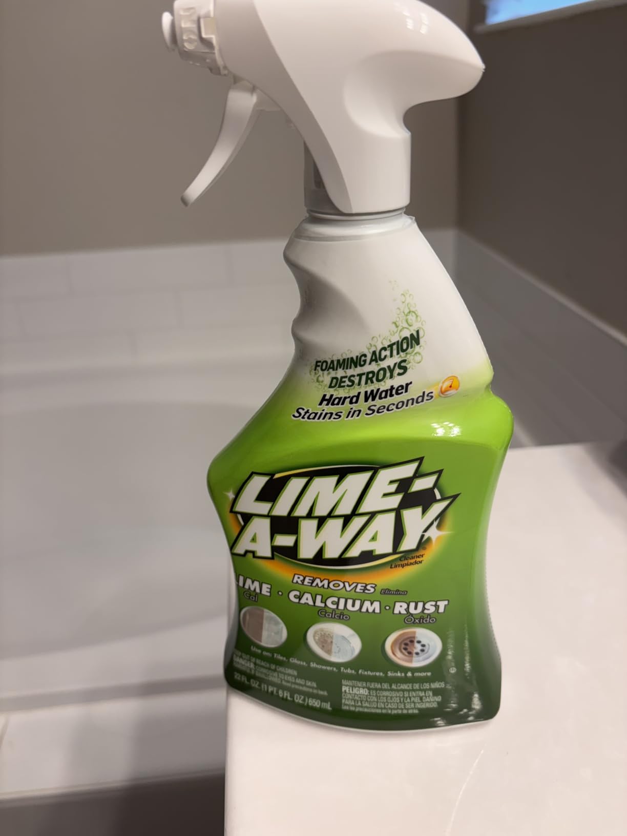 Lime-A-Way Cleaner, 22 Fluid Ounce Customer Review Lime-A-Way Cleaner, 22 Fluid Ounce - Customer Photo 2