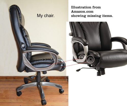 Alera Office Desk Chair, High-Back, Black/Graphite Customer Review Alera Office Desk Chair, High-Back, Black/Graphite - Customer Photo 1