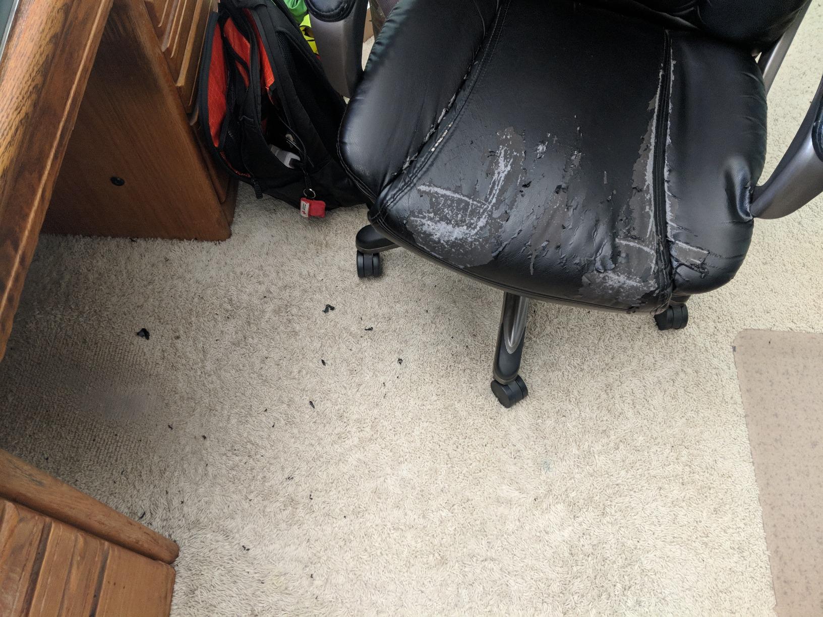 Alera Office Desk Chair, High-Back, Black/Graphite Customer Review Alera Office Desk Chair, High-Back, Black/Graphite - Customer Photo 2