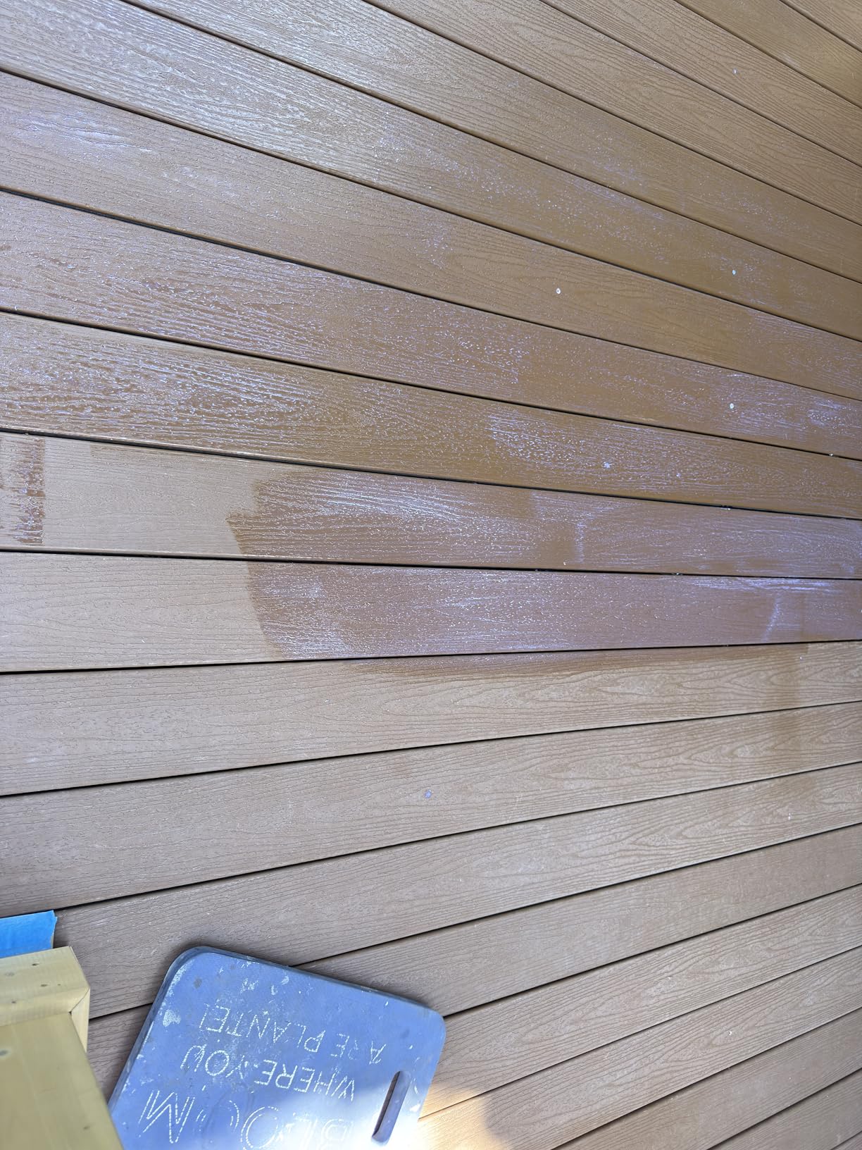 DEFY Extreme Composite Deck Sealer – Crystal Clear Waterproof Sealant for Wood & Composite Surfaces with Zinc Nano-Technology, Protects Against Water & UV Damage – 1 Gallon Customer Review DEFY Extreme Composite Deck Sealer – Crystal Clear Waterproof Sealant for Wood & Composite Surfaces with Zinc Nano-Technology, Protects Against Water & UV Damage – 1 Gallon - Customer Photo 1
