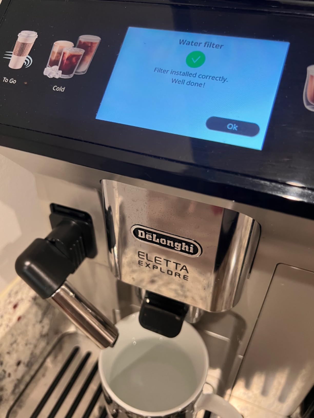 De'Longhi Replacement Water Filter for Select Espresso Machines, DLSC002 - Customer Photo 2