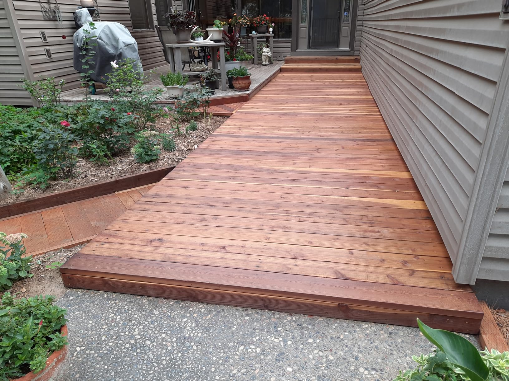 SEAL-ONCE MARINE - 1 Gallon Penetrating Wood Sealer, Waterproofer & Stain. Water-Based, Ultra-low VOC formula for high-moisture areas to protect wood docks, decks, piers & retaining walls. Customer Review SEAL-ONCE MARINE - 1 Gallon Penetrating Wood Sealer, Waterproofer & Stain. Water-Based, Ultra-low VOC formula for high-moisture areas to protect wood docks, decks, piers & retaining walls. - Customer Photo 1