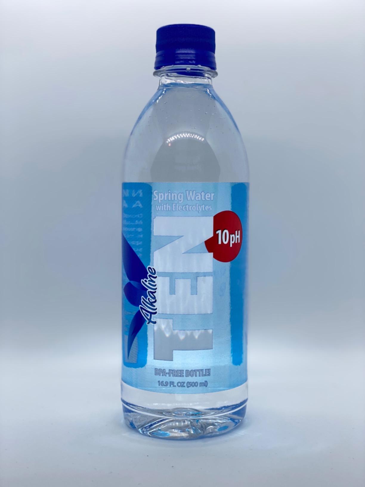 TEN Alkaline Spring Water, pH 10, High in Electrolytes, 16.9 Ounce Bottle (Pack of 24) Customer Review TEN Alkaline Spring Water, pH 10, High in Electrolytes, 16.9 Ounce Bottle (Pack of 24) - Customer Photo 1