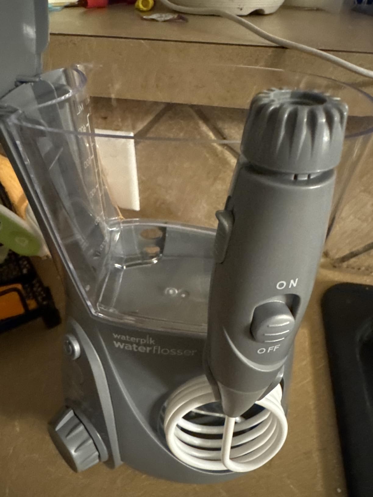 Waterpik Aquarius Water Flosser For Teeth Cleaning, Gums, Braces, Dental Care, Electric Power With 10 Settings, 7 Tips For Multiple Users And Needs, ADA Accepted, White WP-660, Packaging May Vary Customer Review Waterpik Aquarius Water Flosser For Teeth Cleaning, Gums, Braces, Dental Care, Electric Power With 10 Settings, 7 Tips For Multiple Users And Needs, ADA Accepted, White WP-660, Packaging May Vary - Customer Photo 1