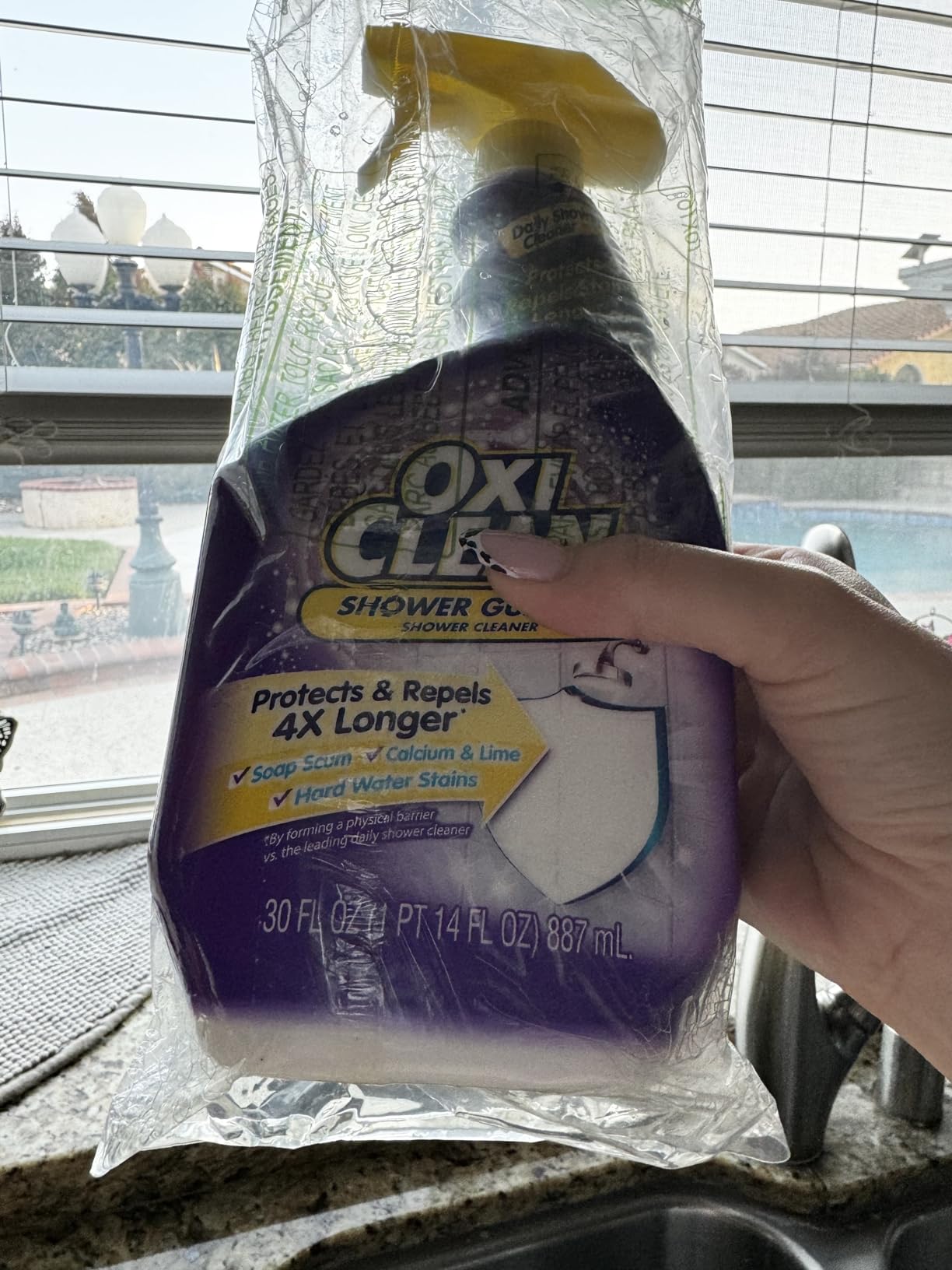 OxiClean Shower Guard Daily Shower Cleaner, 30 oz., Protects & Repels Stains Customer Review OxiClean Shower Guard Daily Shower Cleaner, 30 oz., Protects & Repels Stains - Customer Photo 2