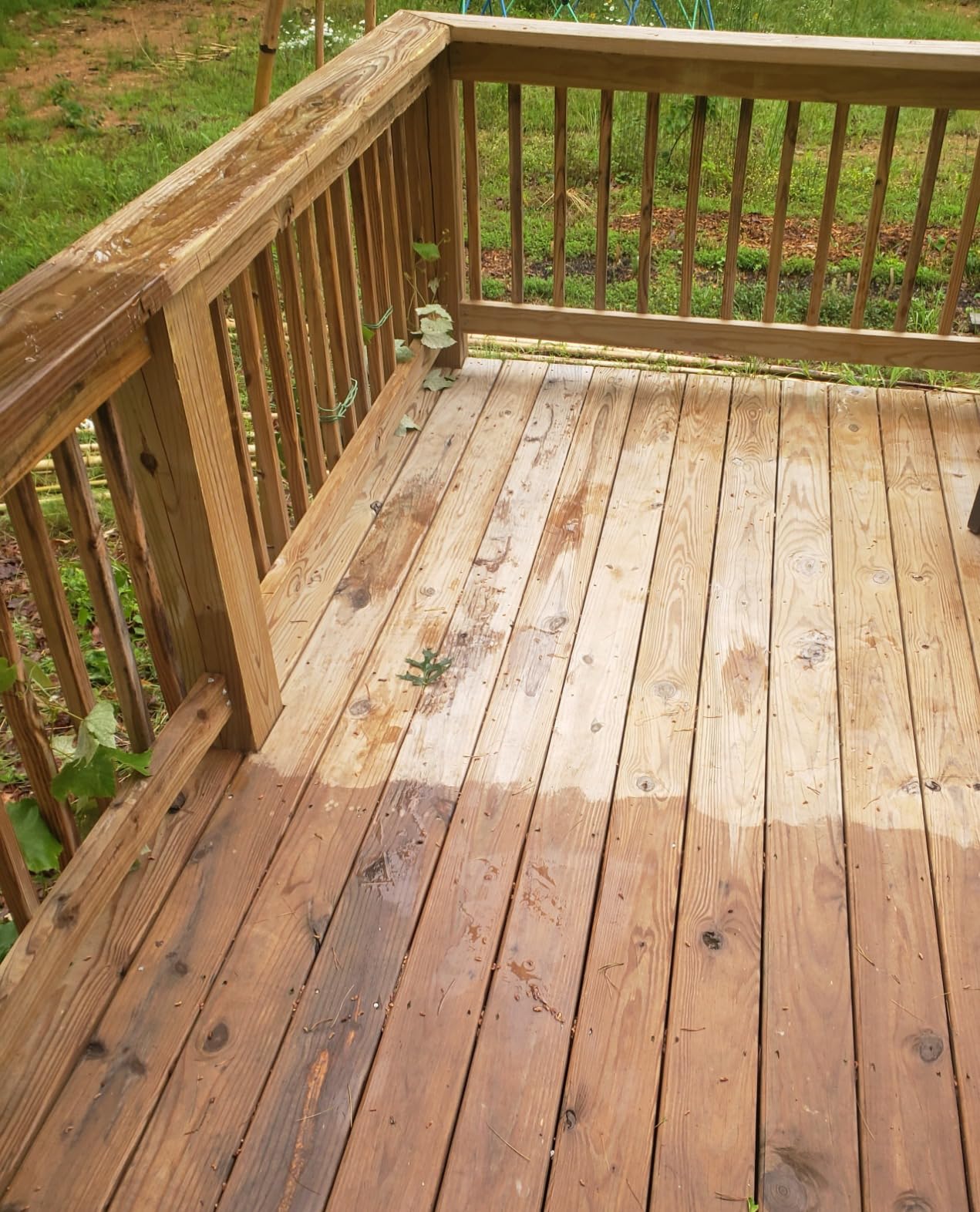 Eco Advance Exterior Waterproof Wood Sealer, Odorless Water Repellent, Safe for Plants and Pets Customer Review Eco Advance Exterior Waterproof Wood Sealer, Odorless Water Repellent, Safe for Plants and Pets - Customer Photo 1