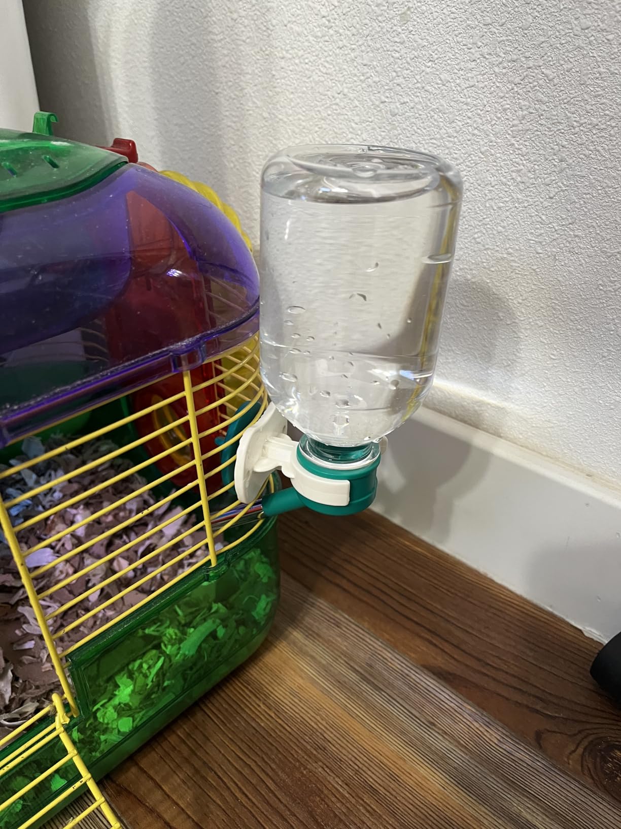 Choco Nose Patented No-Drip Water Bottle/Feeder for Guinea Pigs/Hamsters/Bunnies/Ferrets/Other Small Pets, Critters and Animals -for Cages, Crates or Wall Mount. 10.2 oz. Nozzle 10mm, Pink (C128) Customer Review Choco Nose Patented No-Drip Water Bottle/Feeder for Guinea Pigs/Hamsters/Bunnies/Ferrets/Other Small Pets, Critters and Animals -for Cages, Crates or Wall Mount. 10.2 oz. Nozzle 10mm, Pink (C128) - Customer Photo 1