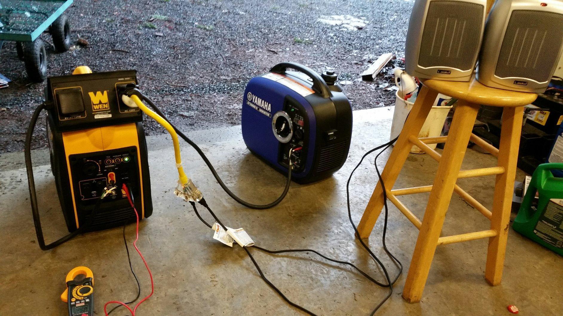 WEN 56200i 2000-Watt Gas Powered Portable Inverter Generator, CARB Compliant,Black & Orange - Customer Photo 1