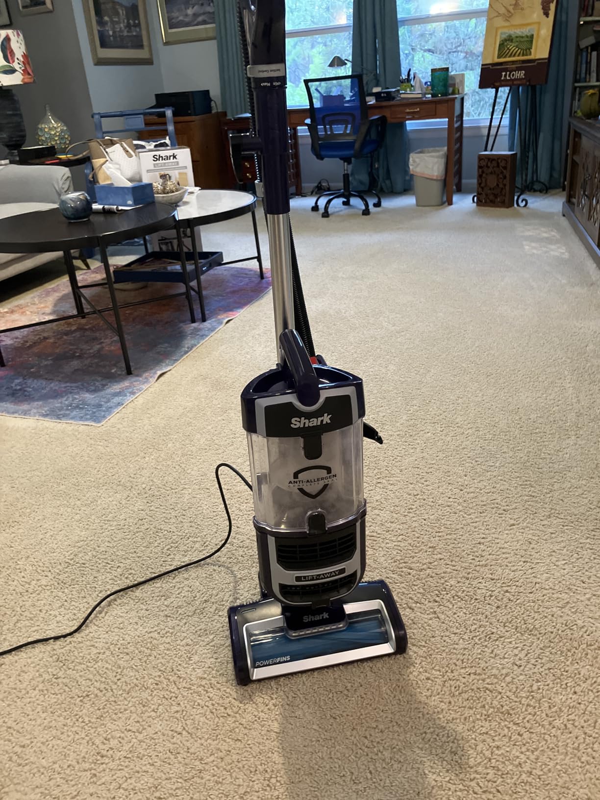 Shark NV752 Rotator Powered Lift-Away TruePet Upright Vacuum with HEPA Filter, Large Dust Cup Capacity, LED Headlights, Upholstery Tool, Perfect Pet Power Brush & Crevice Tool, Bordeaux Customer Review Shark NV752 Rotator Powered Lift-Away TruePet Upright Vacuum with HEPA Filter, Large Dust Cup Capacity, LED Headlights, Upholstery Tool, Perfect Pet Power Brush & Crevice Tool, Bordeaux - Customer Photo 2
