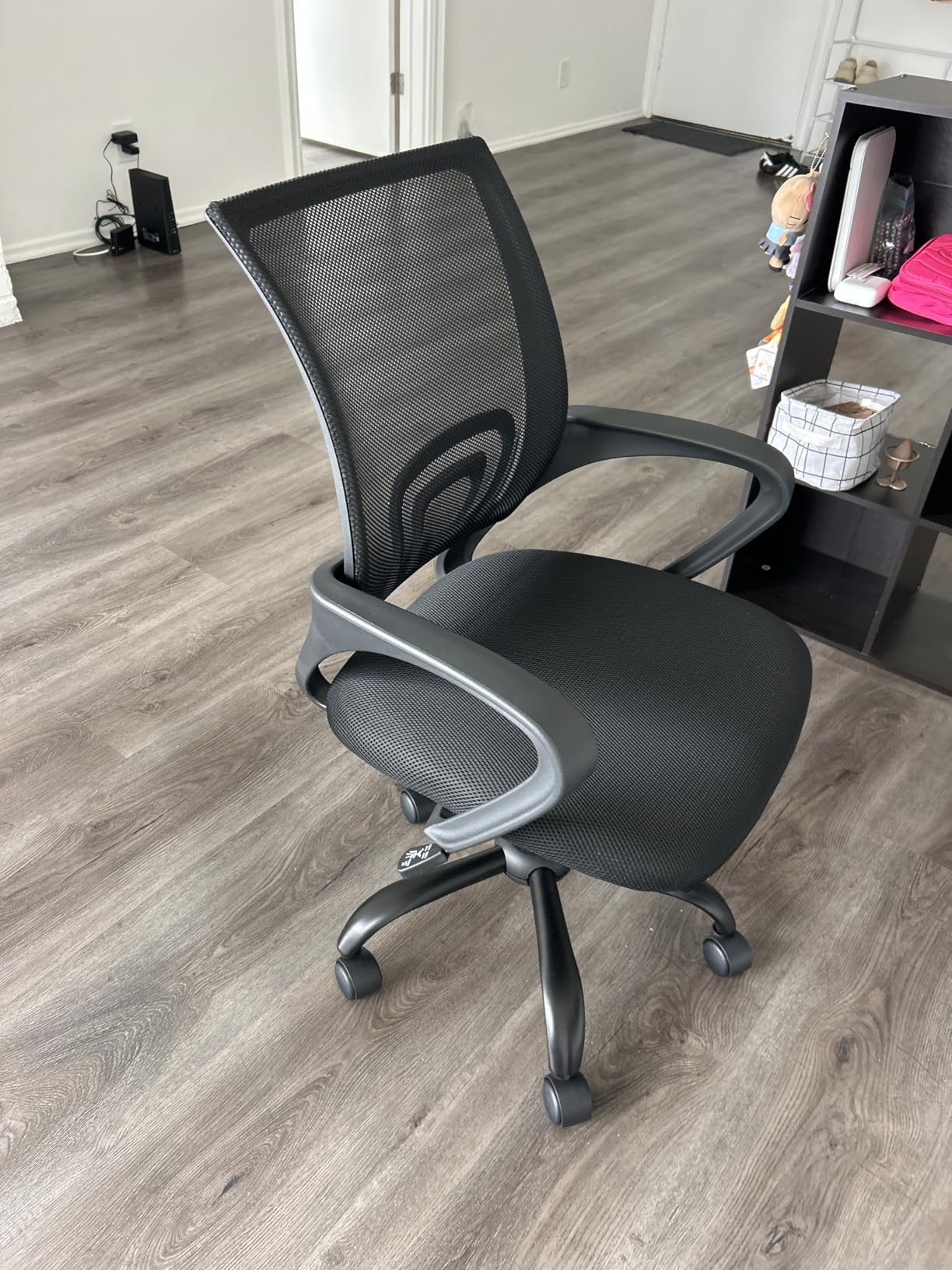 BestOffice Office Chair Ergonomic Cheap Desk Chair Mesh Computer Chair Lumbar Support Modern Executive Adjustable Stool Rolling Swivel Chair for Back Pain (Black) Customer Review BestOffice Office Chair Ergonomic Cheap Desk Chair Mesh Computer Chair Lumbar Support Modern Executive Adjustable Stool Rolling Swivel Chair for Back Pain (Black) - Customer Photo 3