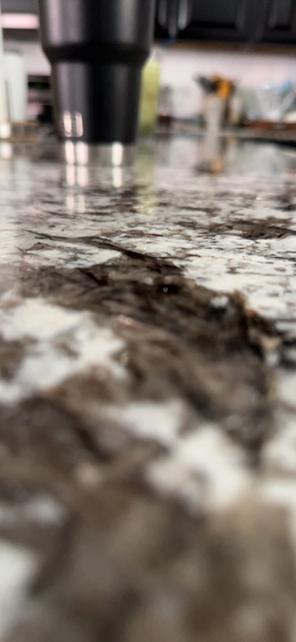 MORE Stone & Quartz Cleaner + Protector - Water-Based Surface Spray - Granite, Quartz & Marble Cleaner - For Kitchen & Bathroom Countertops & Floors - Peppermint-Thyme Essential Oil - Pint (16oz) - Customer Photo 5