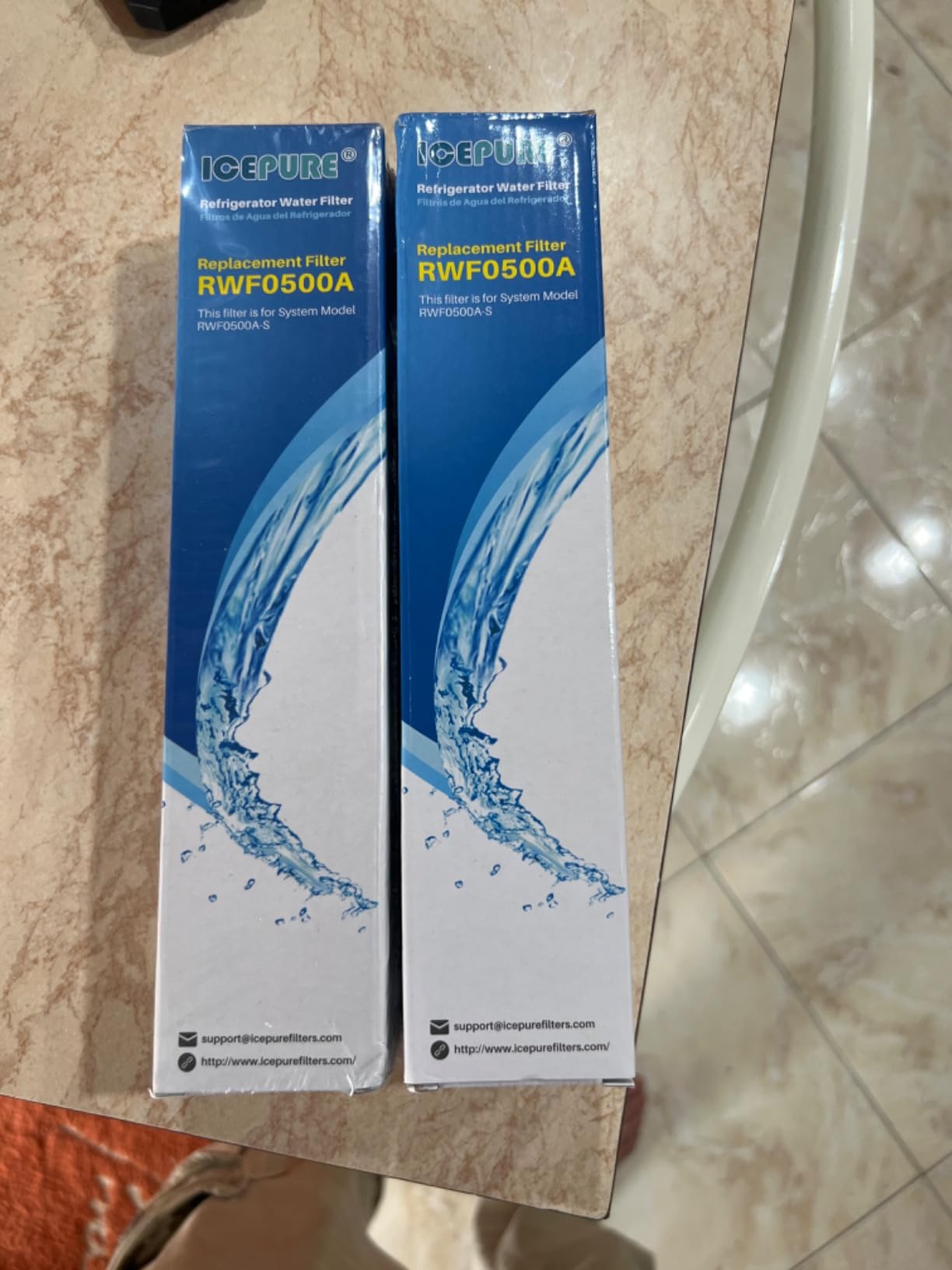 ICEPURE 4396508 Refrigerator Water Filter Replacement for EveryDrop Filter 5, EDR5RXD1, Whirlpool 4392857, NL300, 4396510, 4396509, 4396547, LC400V, 4396510p, WF-NLC240V,PNL240V, 2PACK Customer Review ICEPURE 4396508 Refrigerator Water Filter Replacement for EveryDrop Filter 5, EDR5RXD1, Whirlpool 4392857, NL300, 4396510, 4396509, 4396547, LC400V, 4396510p, WF-NLC240V,PNL240V, 2PACK - Customer Photo 2