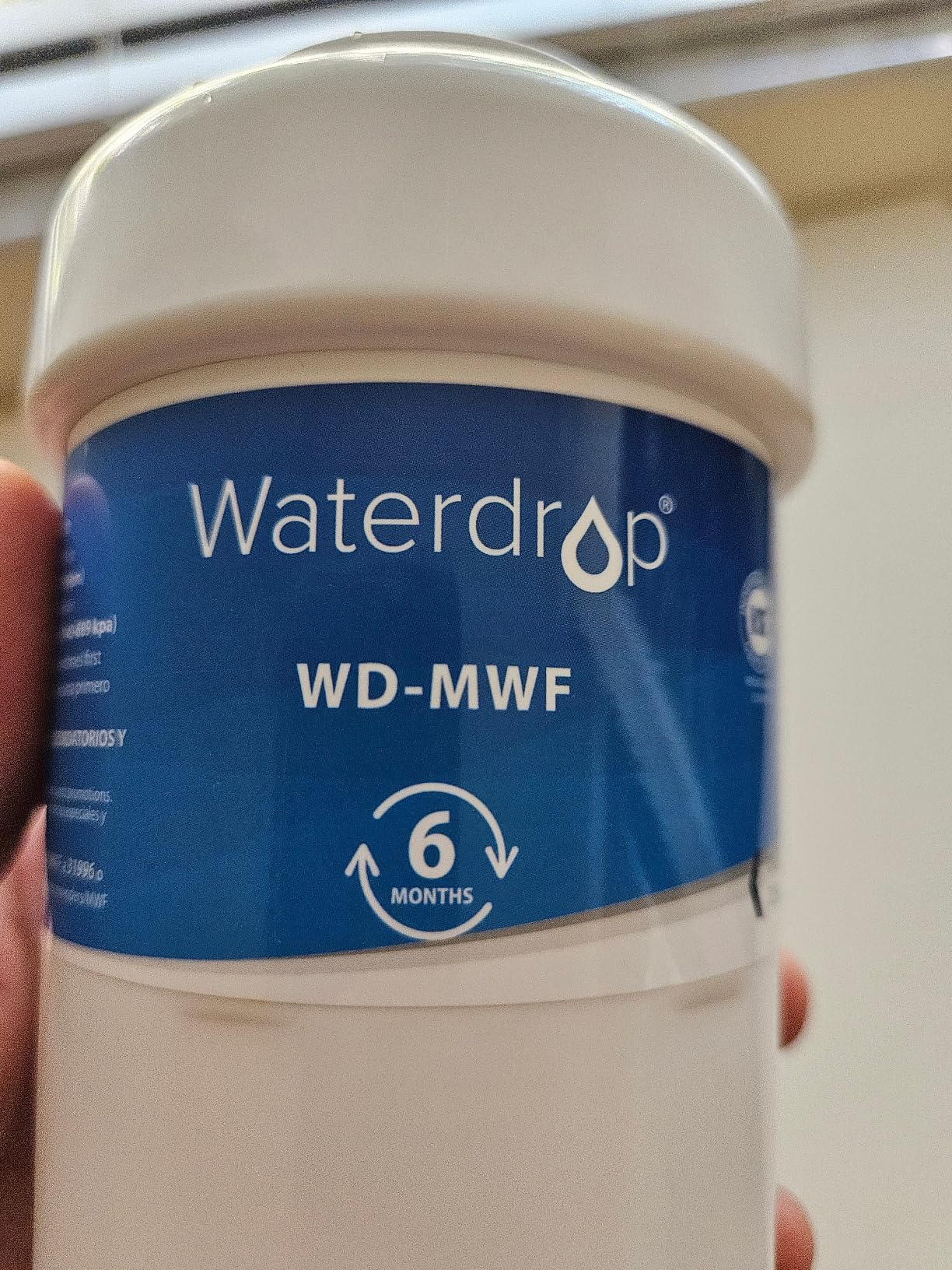 Waterdrop WD-F13 Water Filter, Replacement for GE® SmartWater® MWF®, MWFINT, MWFP, MWFA, GWF, HDX FMG-1, Kenmore® 9991, GSE25GSHECSS, WFC1201 Customer Review Waterdrop WD-F13 Water Filter, Replacement for GE® SmartWater® MWF®, MWFINT, MWFP, MWFA, GWF, HDX FMG-1, Kenmore® 9991, GSE25GSHECSS, WFC1201 - Customer Photo 1