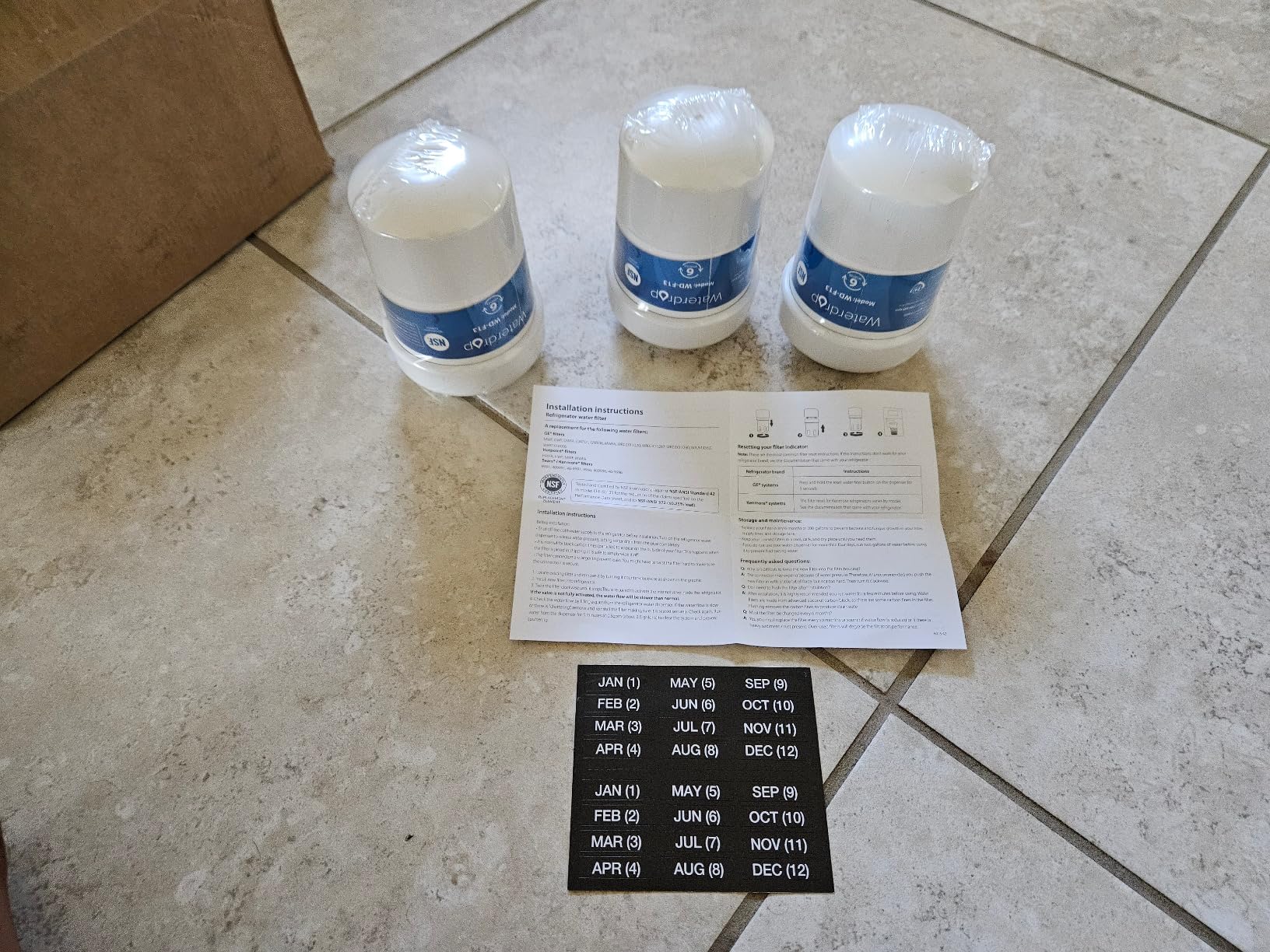 Waterdrop WD-F13 Water Filter, Replacement for GE® SmartWater® MWF®, MWFINT, MWFP, MWFA, GWF, HDX FMG-1, Kenmore® 9991, GSE25GSHECSS, WFC1201 Customer Review Waterdrop WD-F13 Water Filter, Replacement for GE® SmartWater® MWF®, MWFINT, MWFP, MWFA, GWF, HDX FMG-1, Kenmore® 9991, GSE25GSHECSS, WFC1201 - Customer Photo 2