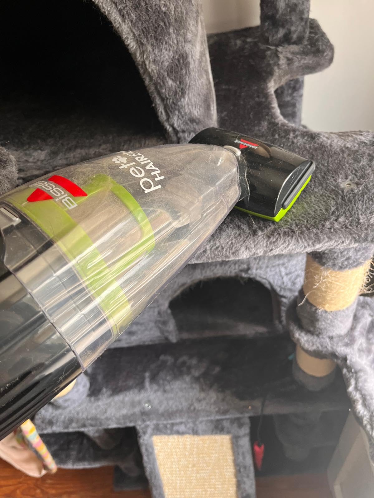 Bissell Pet Hair Eraser Cordless Hand Vacuum, Home, Auto, and Pet Vacuum, Crevice Tool, Upholstery Tool, and Motorized Brush Included, 1782 Customer Review Bissell Pet Hair Eraser Cordless Hand Vacuum, Home, Auto, and Pet Vacuum, Crevice Tool, Upholstery Tool, and Motorized Brush Included, 1782 - Customer Photo 2