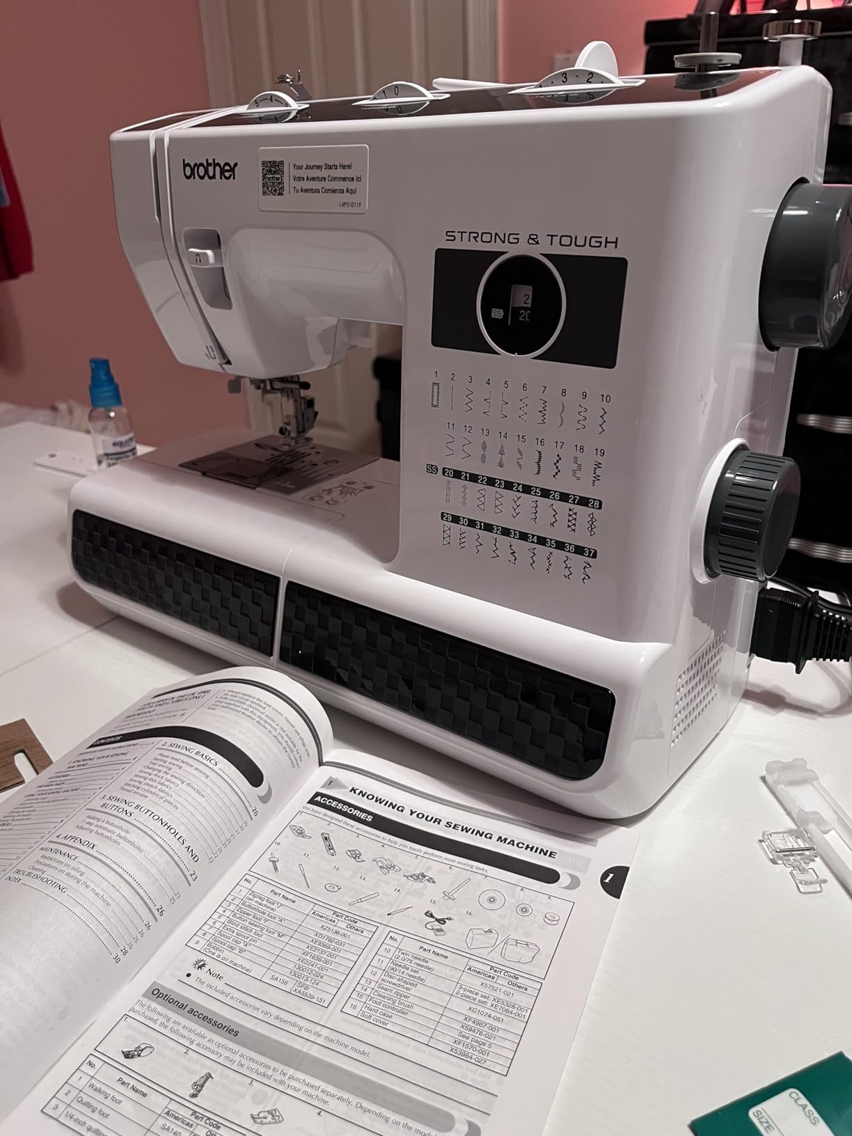 Brother ST371HD Sewing Machine, Strong & Tough, 37 Built-in Stitches, Free Arm Option, 6 Included Feet Customer Review Brother ST371HD Sewing Machine, Strong & Tough, 37 Built-in Stitches, Free Arm Option, 6 Included Feet - Customer Photo 4