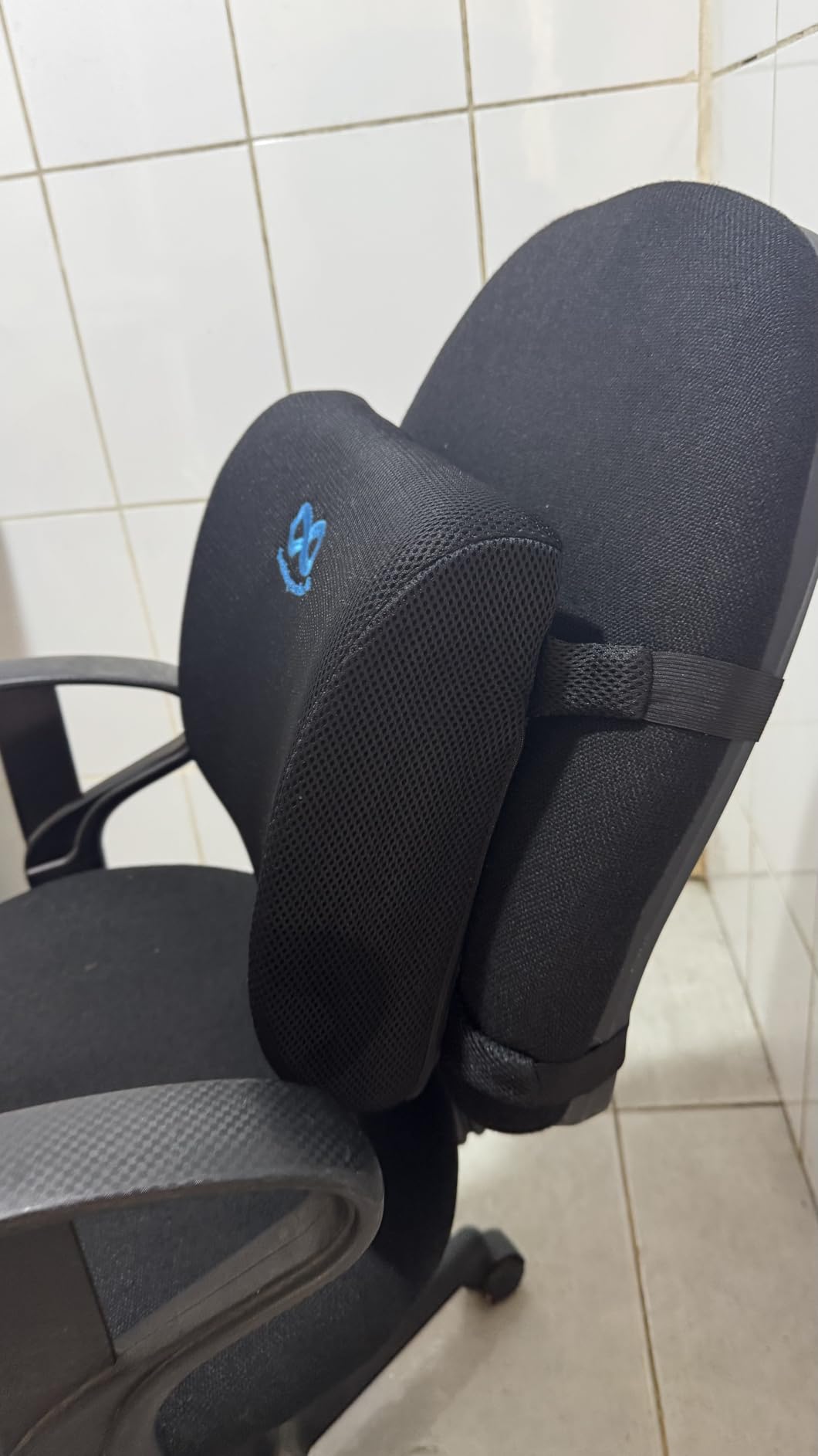 Everlasting Comfort Lumbar Support Pillow for Office Chair - Memory Foam Back Cushion for Chair, Car, Couch - Lumbar Pillow Promotes Better Posture, Back Pain Relief - Ideal for Gaming and Desk Chairs Customer Review Everlasting Comfort Lumbar Support Pillow for Office Chair - Memory Foam Back Cushion for Chair, Car, Couch - Lumbar Pillow Promotes Better Posture, Back Pain Relief - Ideal for Gaming and Desk Chairs - Customer Photo 1