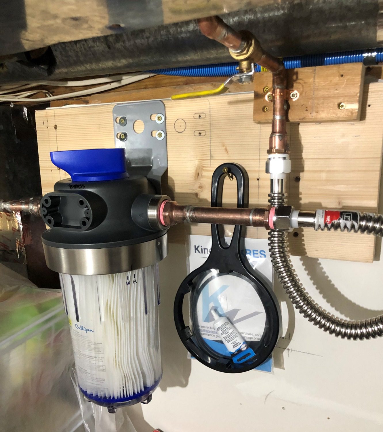 Culligan WH-S200-C Whole-House Sediment Water Filtration System, Clear Customer Review Culligan WH-S200-C Whole-House Sediment Water Filtration System, Clear - Customer Photo 1