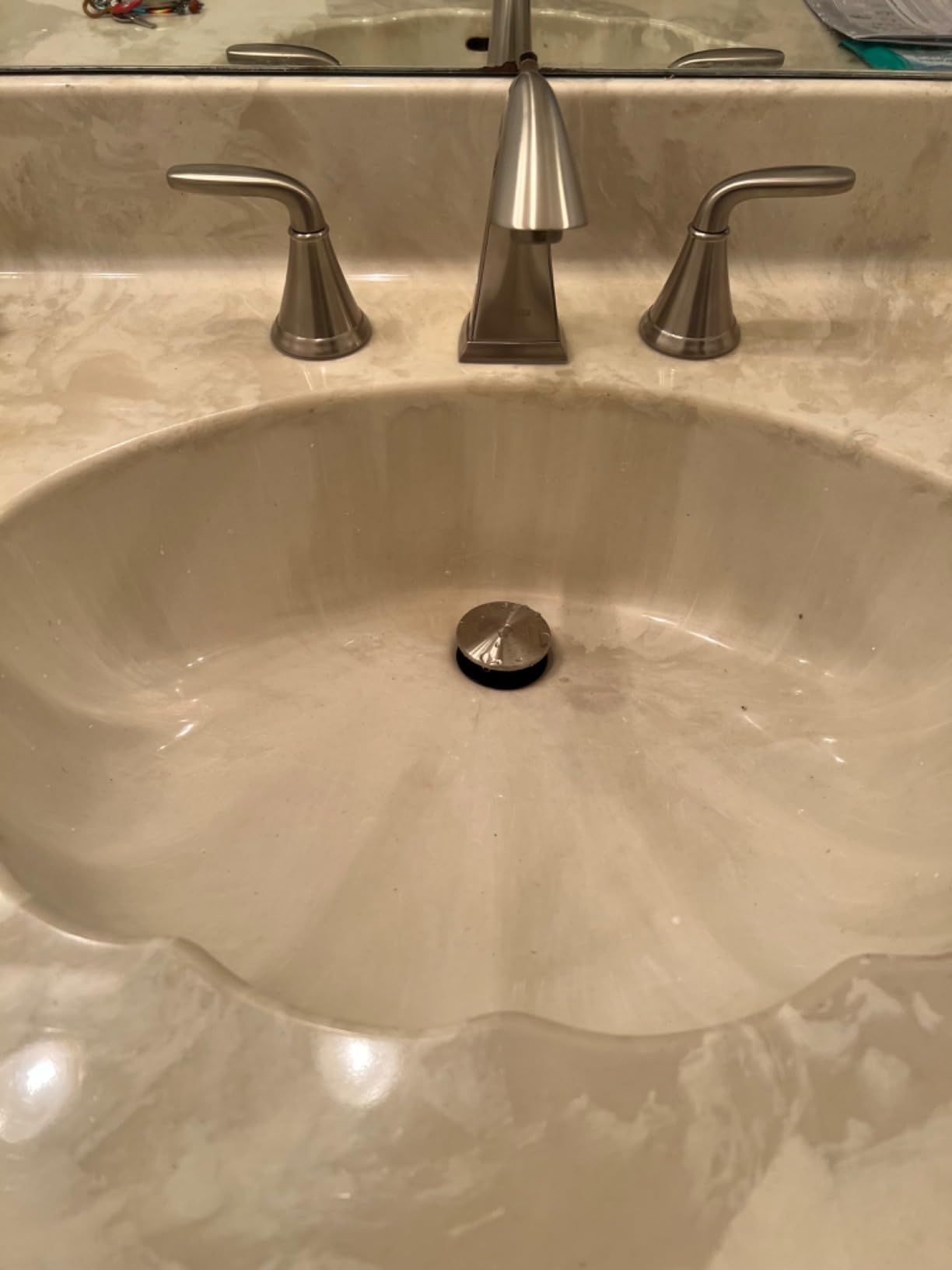 Pfister Pasadena Bathroom Sink Faucet, 8-Inch Widespread, 2-Handle, 3-Hole, Polished Chrome Finish, LF049PDCC - Customer Photo 4
