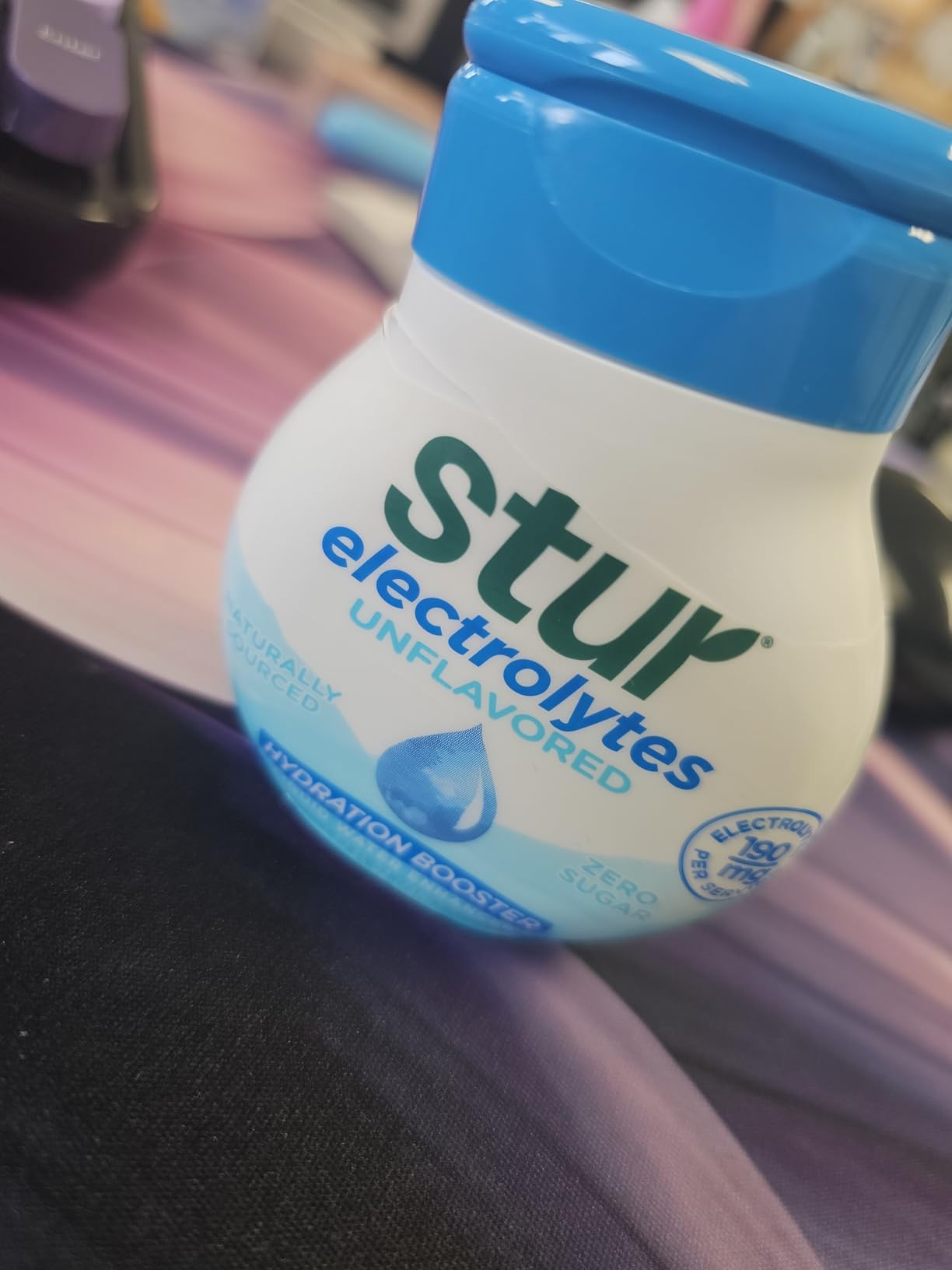 Stur Liquid Water Enhancer | Classic Variety Pack | Naturally Sweetened | High in Vitamin C & Antioxidants | Sugar Free | Zero Calories | Keto | Vegan | 5 Bottles, Makes 120 Drinks Customer Review Stur Liquid Water Enhancer | Classic Variety Pack | Naturally Sweetened | High in Vitamin C & Antioxidants | Sugar Free | Zero Calories | Keto | Vegan | 5 Bottles, Makes 120 Drinks - Customer Photo 1