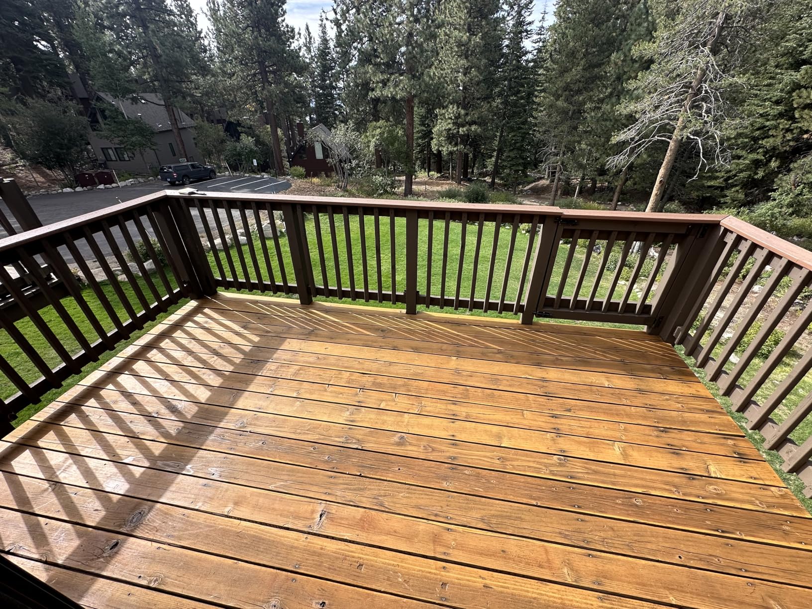 #1 Deck Premium Semi-Transparent Outdoor Wood Stain and Sealer in One - Water Based Wood Stain for Decks, Fences, & Siding - 1 Gallon (Natural) Customer Review #1 Deck Premium Semi-Transparent Outdoor Wood Stain and Sealer in One - Water Based Wood Stain for Decks, Fences, & Siding - 1 Gallon (Natural) - Customer Photo 1