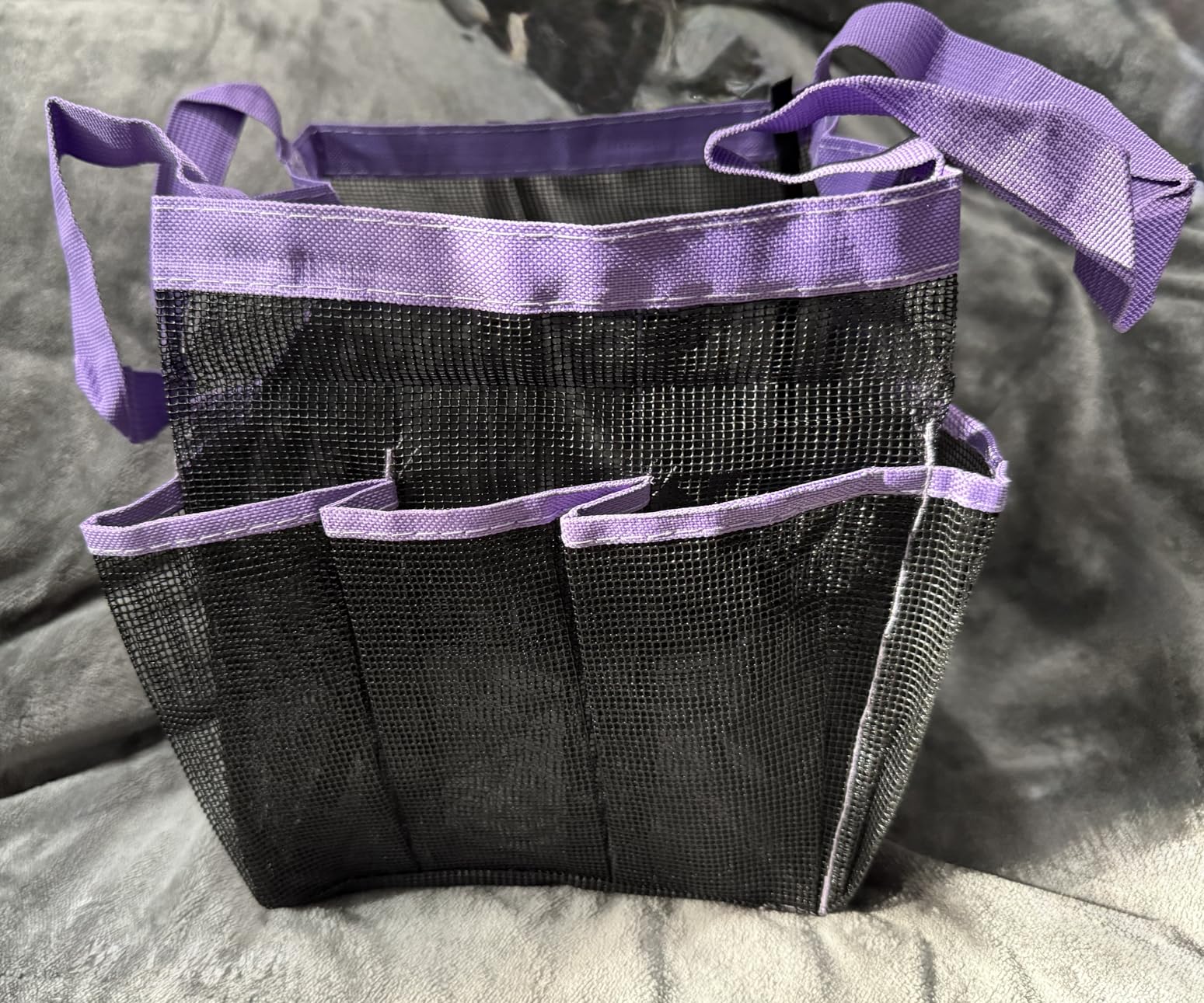 Attmu Mesh Shower Caddy Portable, Quick Dry Hanging Shower Tote Bag for College Dorm Room Essentials, Large Capacity Shower Caddy Dorm for Bathroom Gym Swimming Customer Review Attmu Mesh Shower Caddy Portable, Quick Dry Hanging Shower Tote Bag for College Dorm Room Essentials, Large Capacity Shower Caddy Dorm for Bathroom Gym Swimming - Customer Photo 1