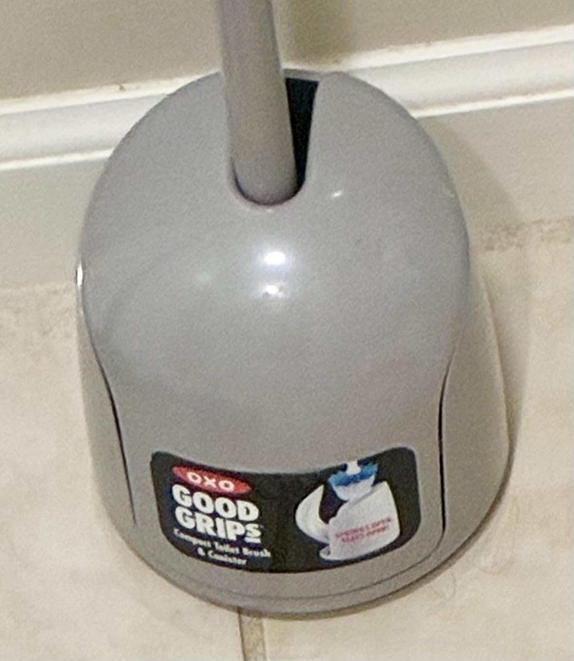 OXO Good Grips Compact Toilet Brush & Canister - Gray Customer Review OXO Good Grips Compact Toilet Brush & Canister - Gray - Customer Photo 2