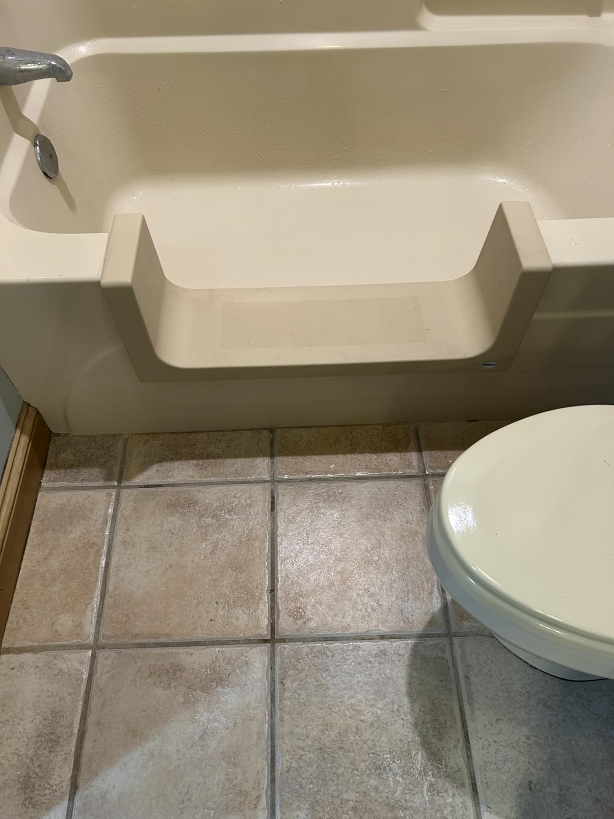 CleanCut Step Bathtub Accessibility Kit - Convert Existing Tub to Step-In Shower (Beige, Size Large) Customer Review CleanCut Step Bathtub Accessibility Kit - Convert Existing Tub to Step-In Shower (Beige, Size Large) - Customer Photo 1
