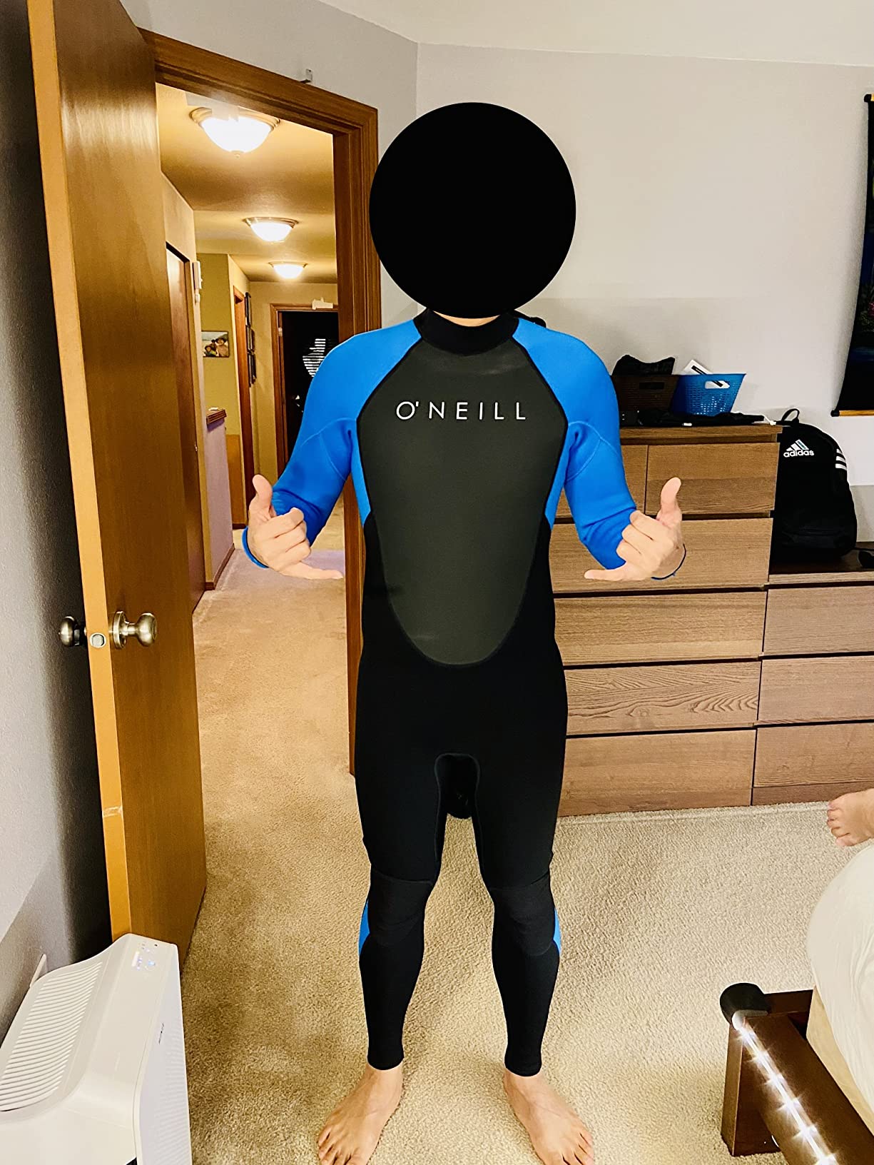 O'Neill Men's Reactor II 3/2mm Back Zip Full Wetsuit Customer Review O'Neill Men's Reactor II 3/2mm Back Zip Full Wetsuit - Customer Photo 1