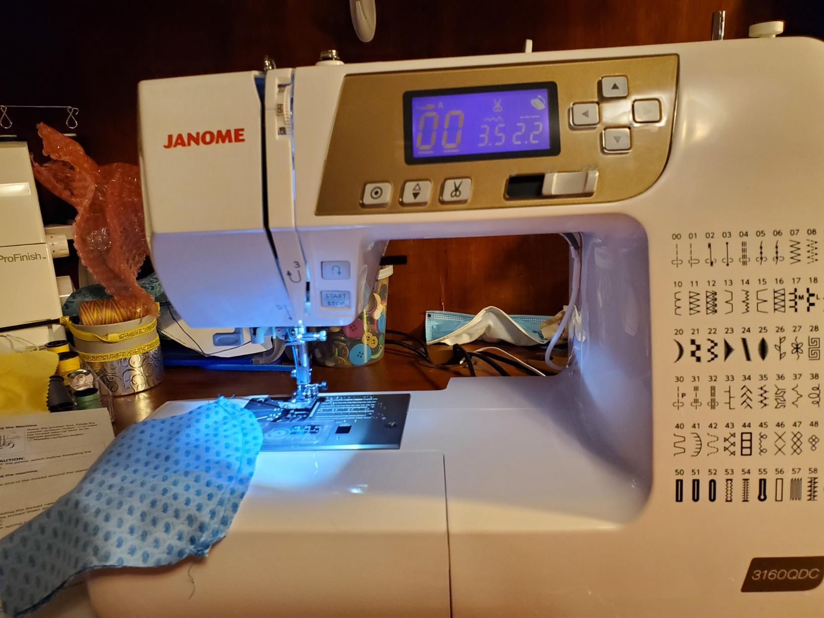 Janome 3160QDC-T Computerized Quilting and Sewing Machine with Bonus Quilt Kit Customer Review Janome 3160QDC-T Computerized Quilting and Sewing Machine with Bonus Quilt Kit - Customer Photo 2