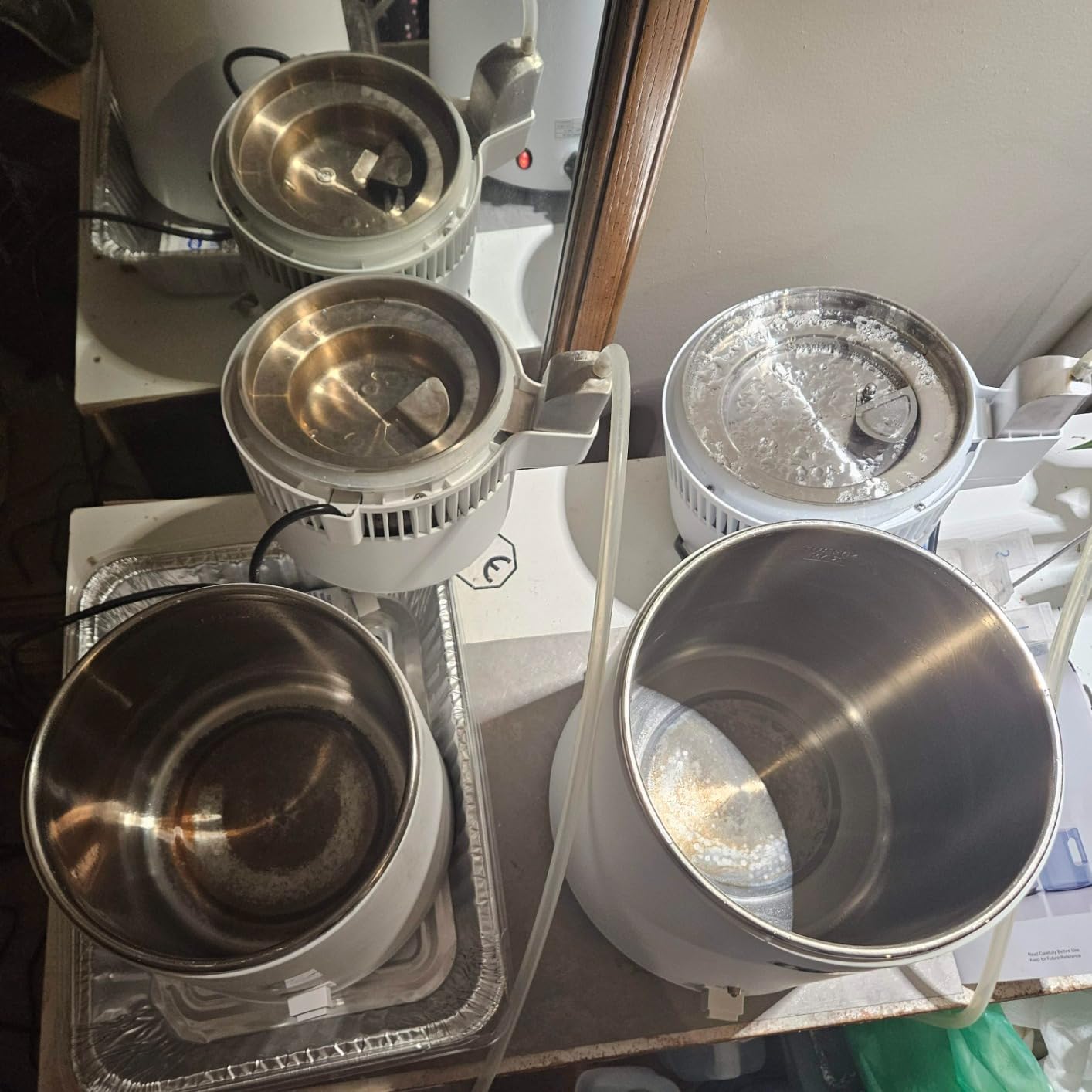 CO-Z 4L Brushed Stainless Steel Countertop Distiller Machine, Home Distilled Water Maker with Glass Pot, Purifier to Make Clean Water Customer Review CO-Z 4L Brushed Stainless Steel Countertop Distiller Machine, Home Distilled Water Maker with Glass Pot, Purifier to Make Clean Water - Customer Photo 3