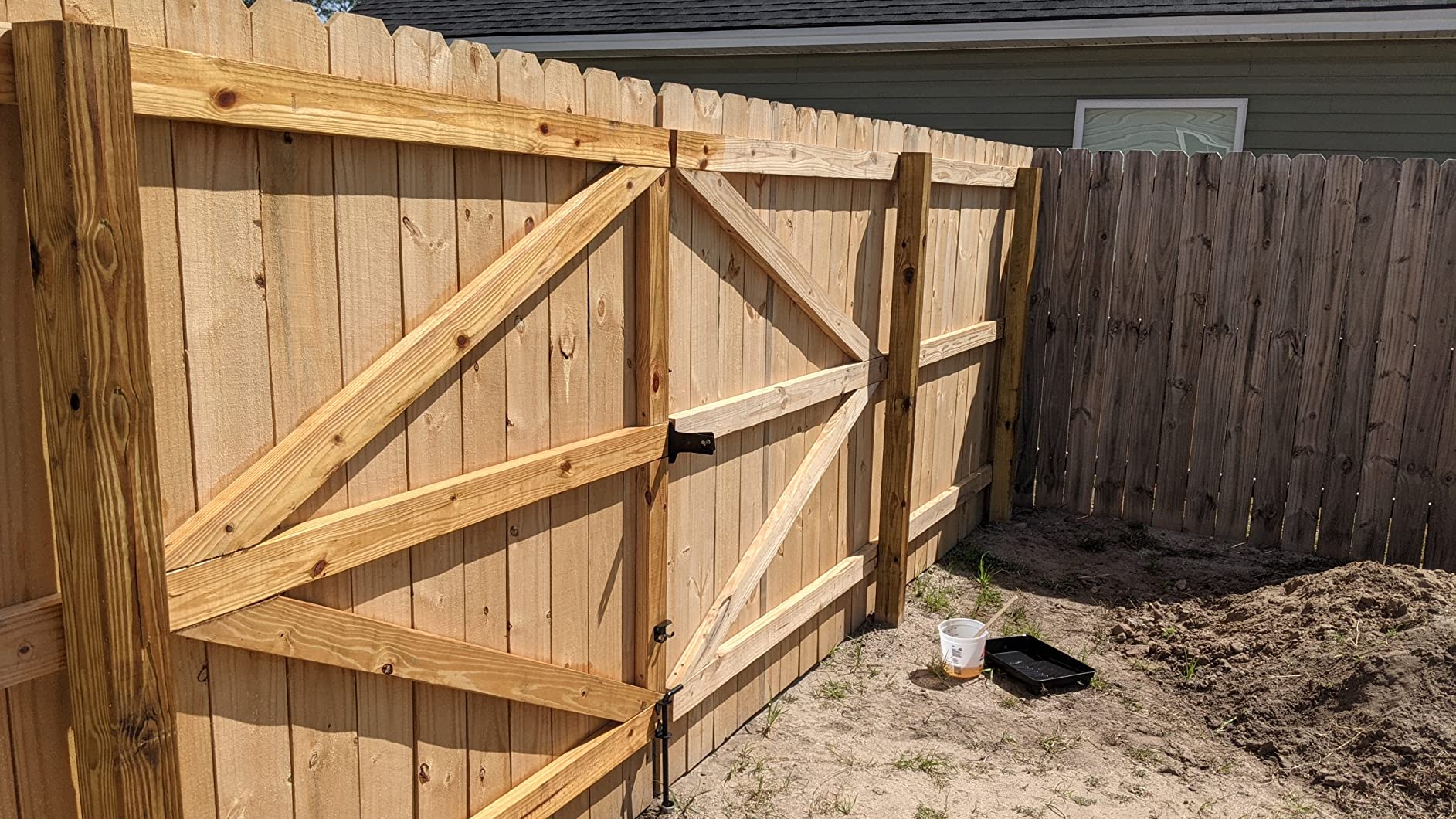 Storm System Protector - Black Walnut, 1 Gallon, Protects Outdoor Wood from Water & UV Rays, Siding, Fence & Deck Stain and Sealer, Outdoor Wood Stain and Sealer Customer Review Storm System Protector - Black Walnut, 1 Gallon, Protects Outdoor Wood from Water & UV Rays, Siding, Fence & Deck Stain and Sealer, Outdoor Wood Stain and Sealer - Customer Photo 2