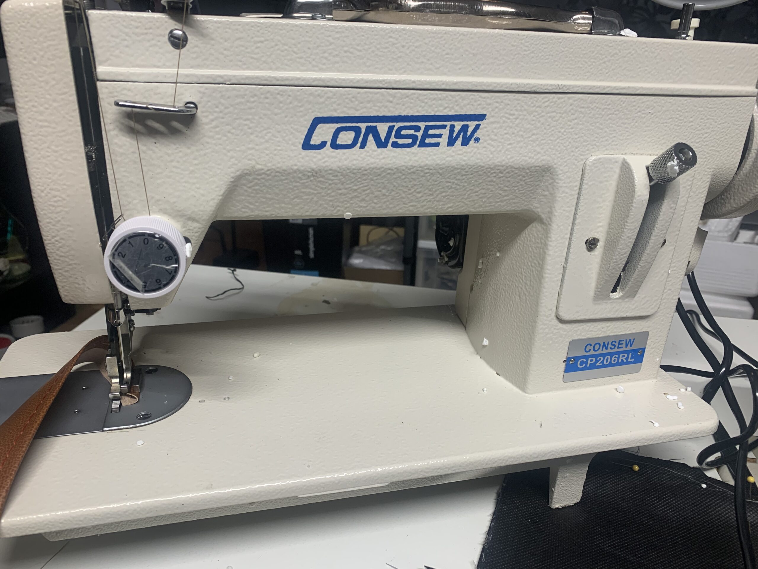 Consew CP206RL Portable Walking Foot Machine Customer Review Consew CP206RL Portable Walking Foot Machine - Customer Photo 2