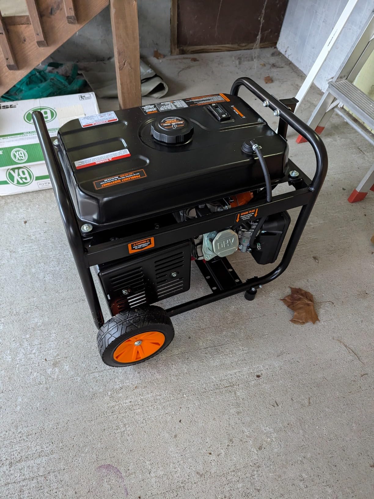 WEN 4,750-Watt 120V/240V Dual Fuel Portable Generator with Wheel Kit and Electric Start (DF475T) Customer Review WEN 4,750-Watt 120V/240V Dual Fuel Portable Generator with Wheel Kit and Electric Start (DF475T) - Customer Photo 1