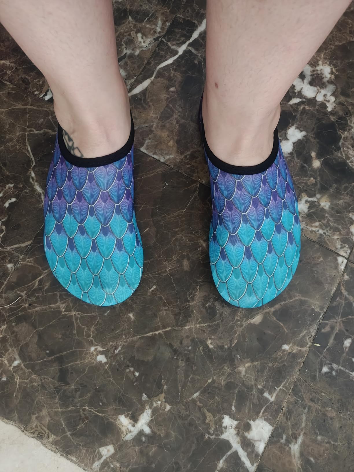 YALOX Water Shoes Women's Men's Outdoor Beach Swimming Aqua Socks Quick-Dry Barefoot Shoes Surfing Yoga Pool Exercise Customer Review YALOX Water Shoes Women's Men's Outdoor Beach Swimming Aqua Socks Quick-Dry Barefoot Shoes Surfing Yoga Pool Exercise - Customer Photo 1